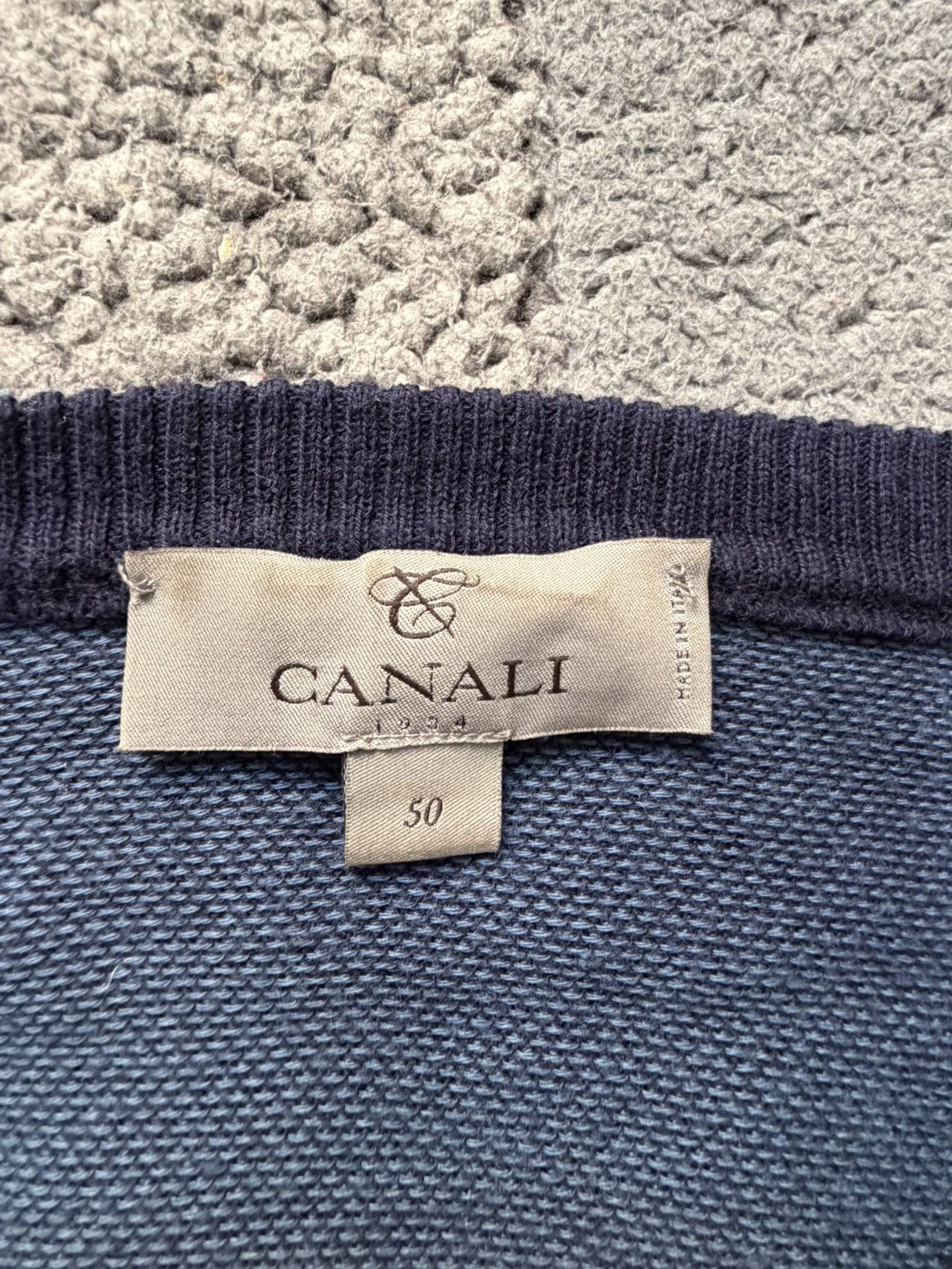 Canali Canali Blue Sweater Size US M / EU 48-50 / 2 - 3 Thumbnail