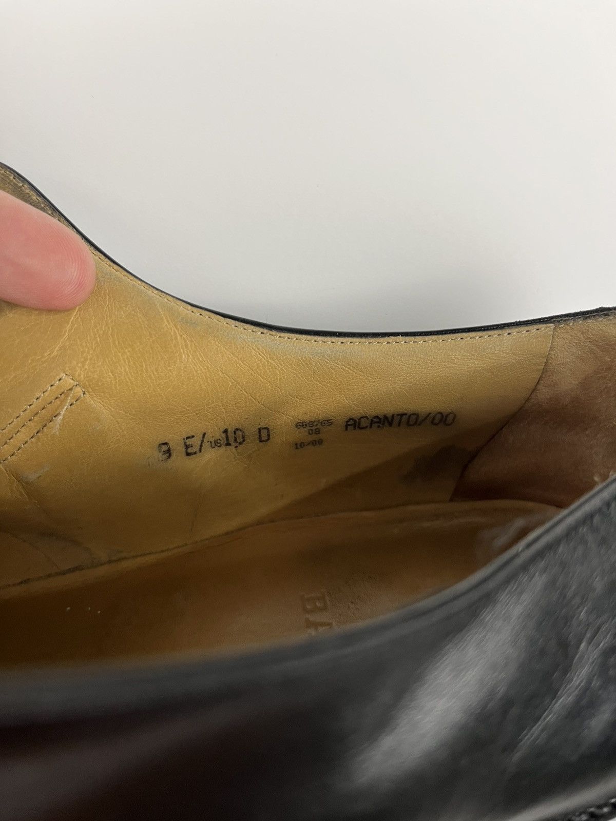 Bally Monks Bally Luxury Scribe Acanto/00 EU9E/Us10D Size US 10 / EU 43 - 10 Thumbnail