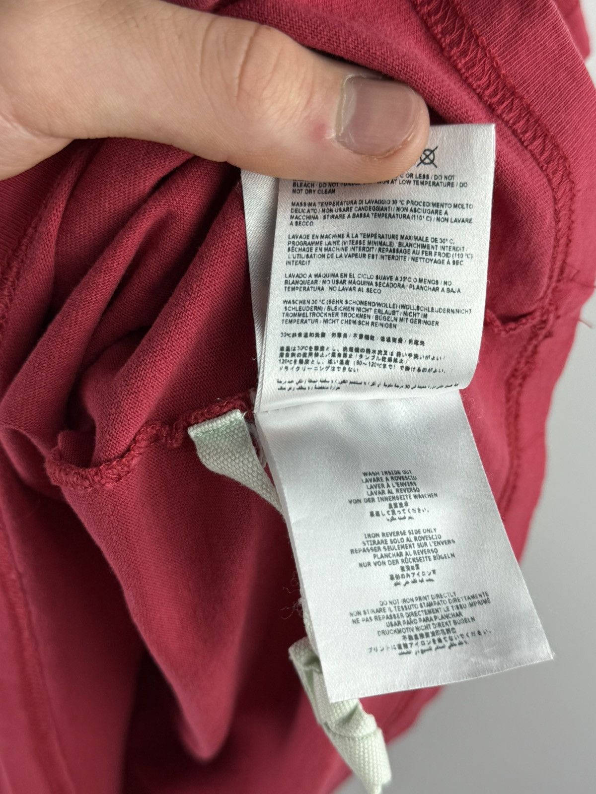Off-White x Champion Virgil Abloh T-Shirt Red 2013