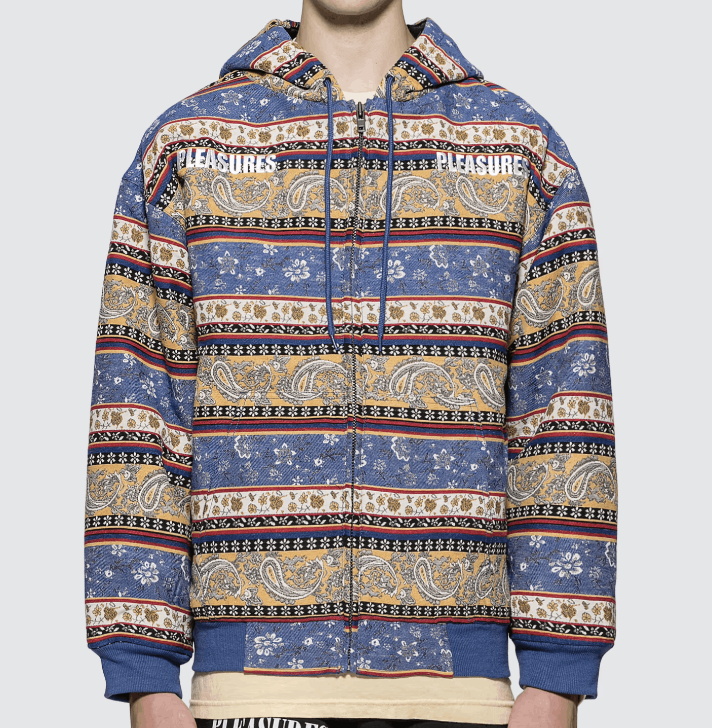 Pleasures Pleasures Paisley Knit Jacket / Hoody Size US S / EU 44-46 / 1 - 11 Thumbnail