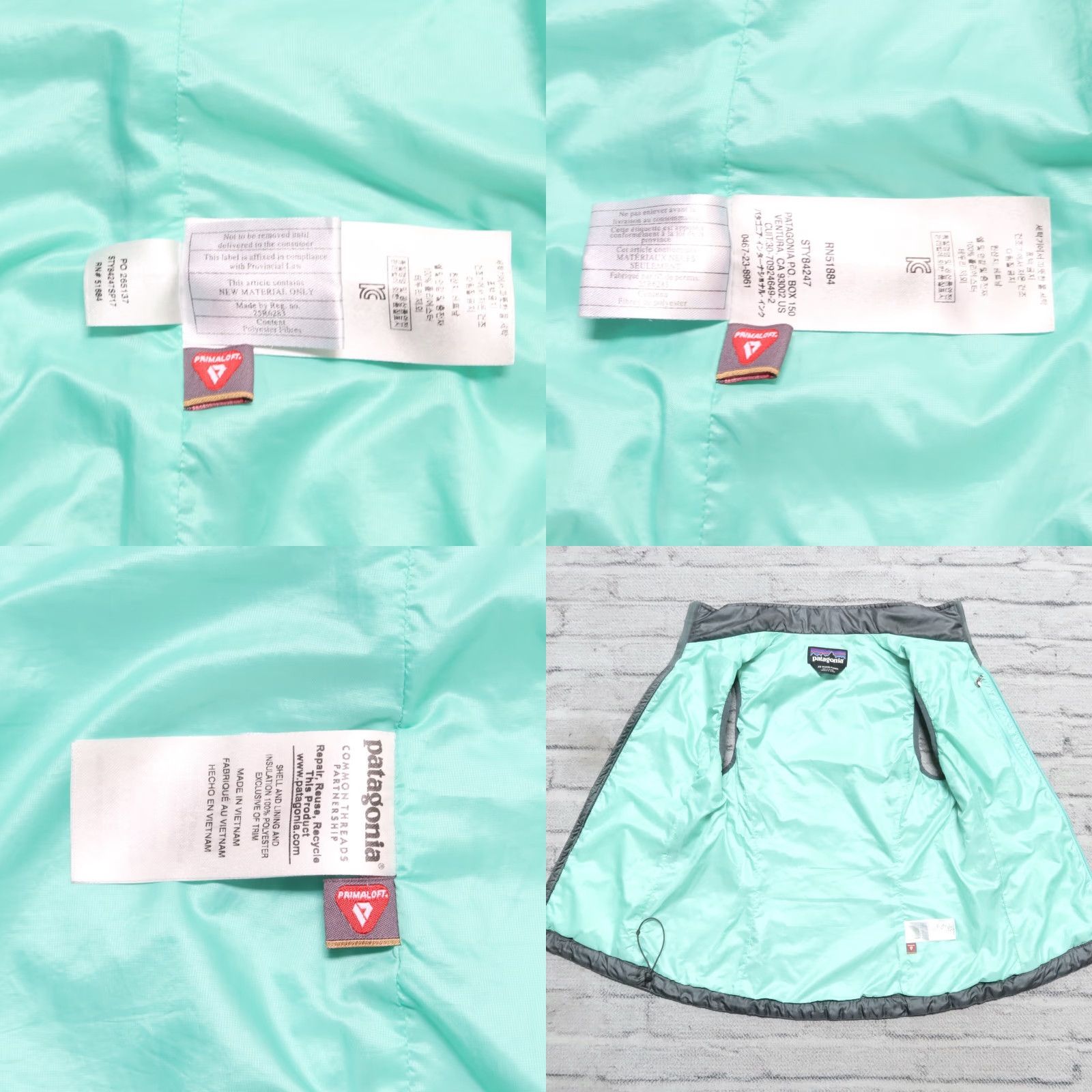 Patagonia Patagonia Nano Puff Vest Womens XS Grey Quilted 84247 Nan o Puff Vest Women XS Grey 90s? Size XS / US 0-2 / IT 36-38 - 8 Thumbnail