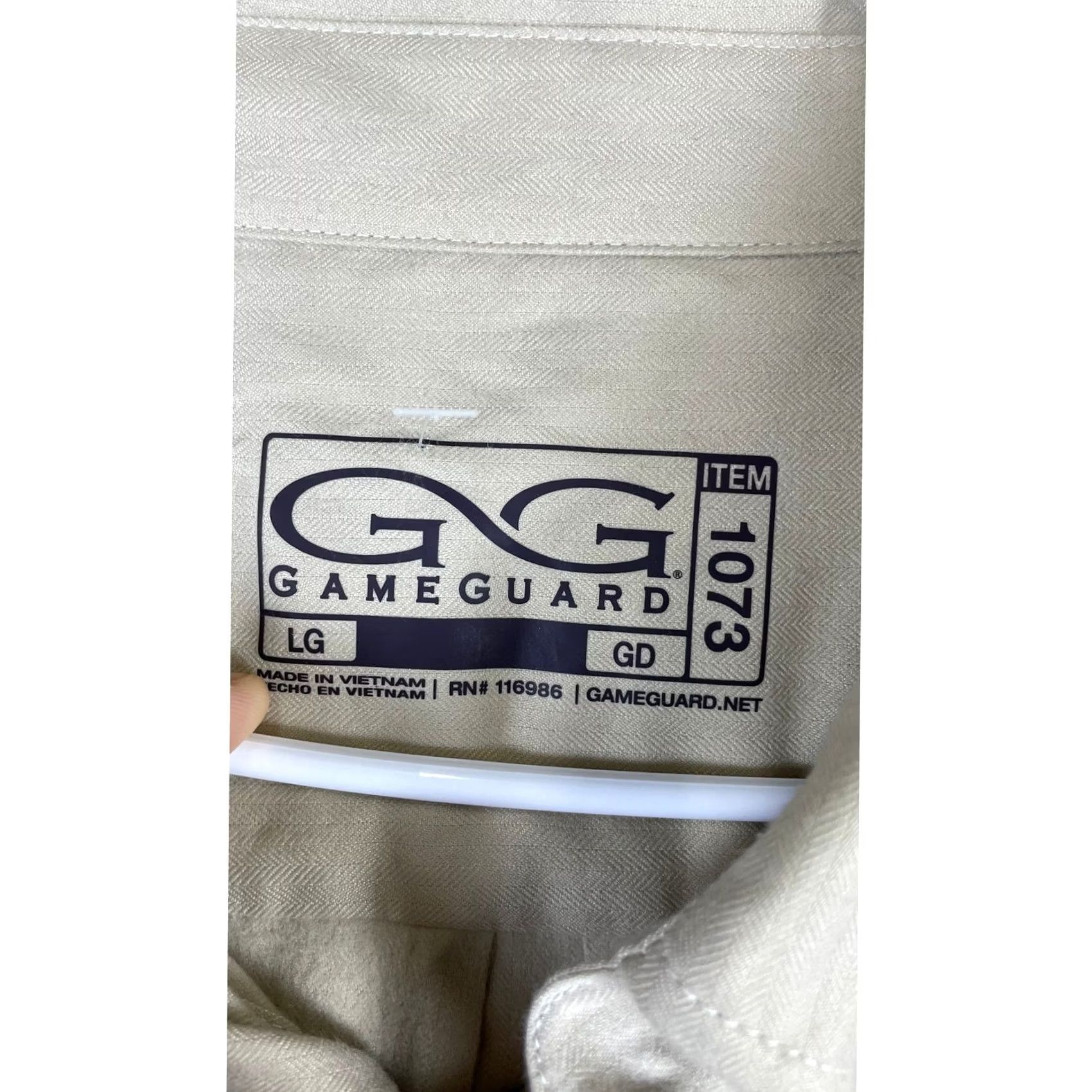 Vintage GameGuard Flannel Shirt Men L Clay New Long Sleeve Herringbone Button Down Beige 1073 Size US L / EU 52-54 / 3 - 6 Thumbnail