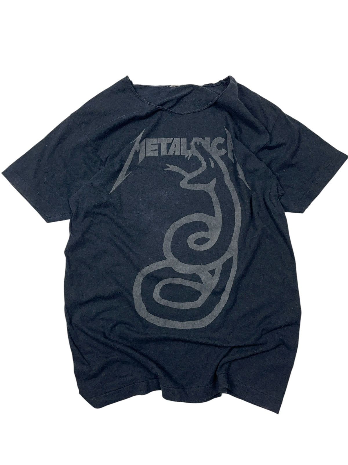 Band Tees × Metallica × Vintage Vintage 90s Metallica Sad But True The Black Album T-Shirt Size US XL / EU 56 / 4 - 10 Thumbnail