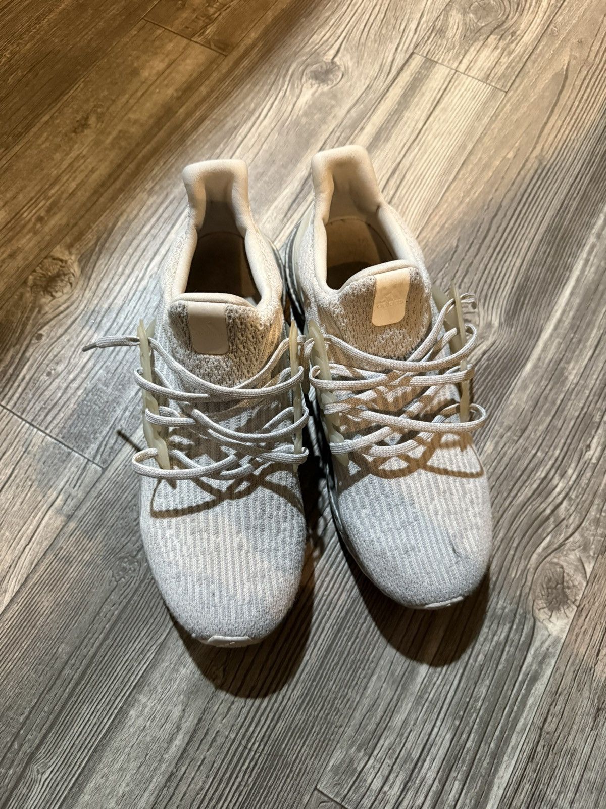 Adidas Adidas Ultra-boost White/Silver Size 11 Size US 11 / EU 44 - 4 Thumbnail