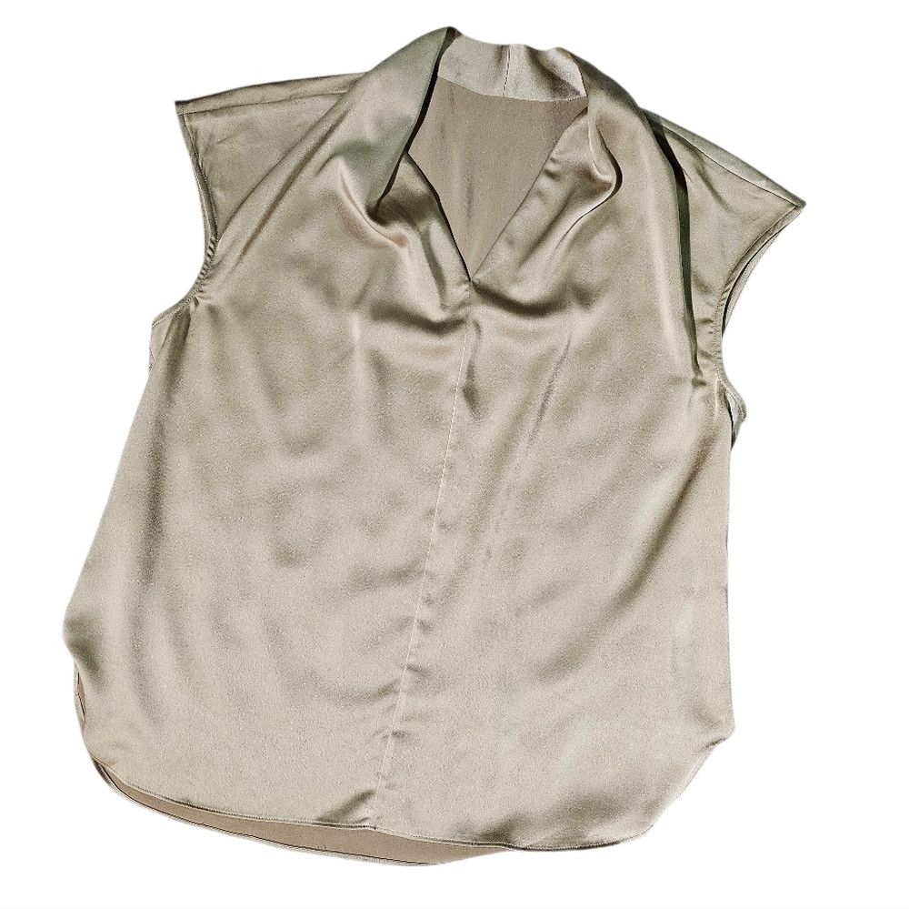 Other MOTF Gold Cap Sleeve Tank Blouse XL Size XL / US 12-14 / IT 48-50 - 3 Thumbnail