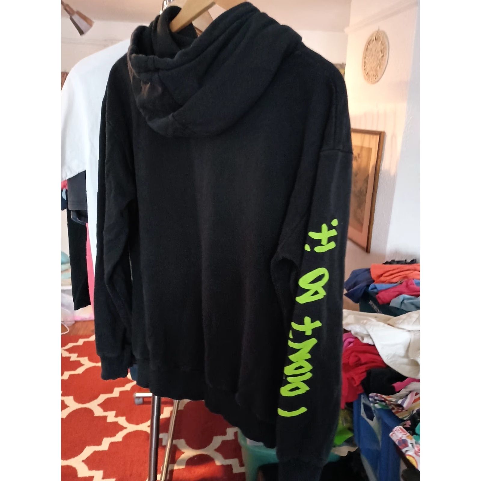 Primark VINTAGE Bart Simpson Graffiti Primark Pullover Hoodie Men L Black Long Sleeve Size L Mens Size US L / EU 52-54 / 3 - 4 Thumbnail