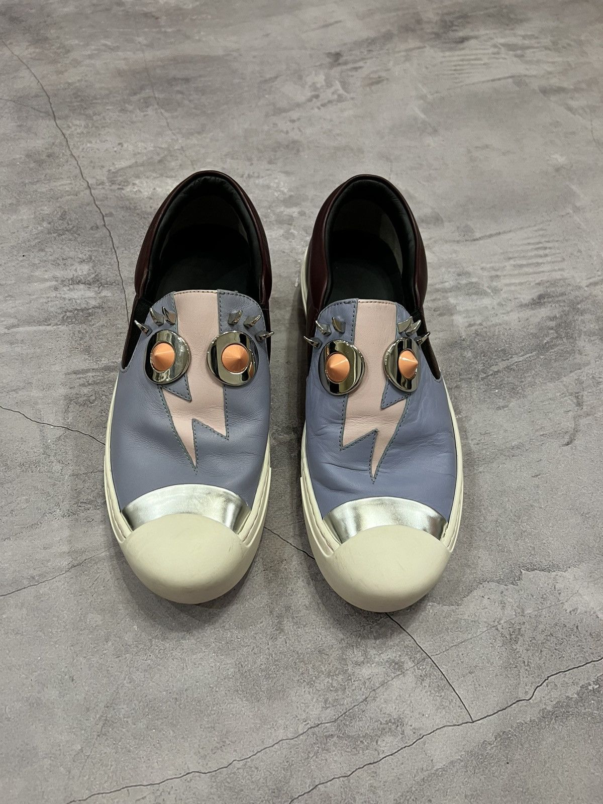 Fendi Fendi Monster Slip Ons Size 37 Size US 6.5 / IT 36.5 - 1 Thumbnail