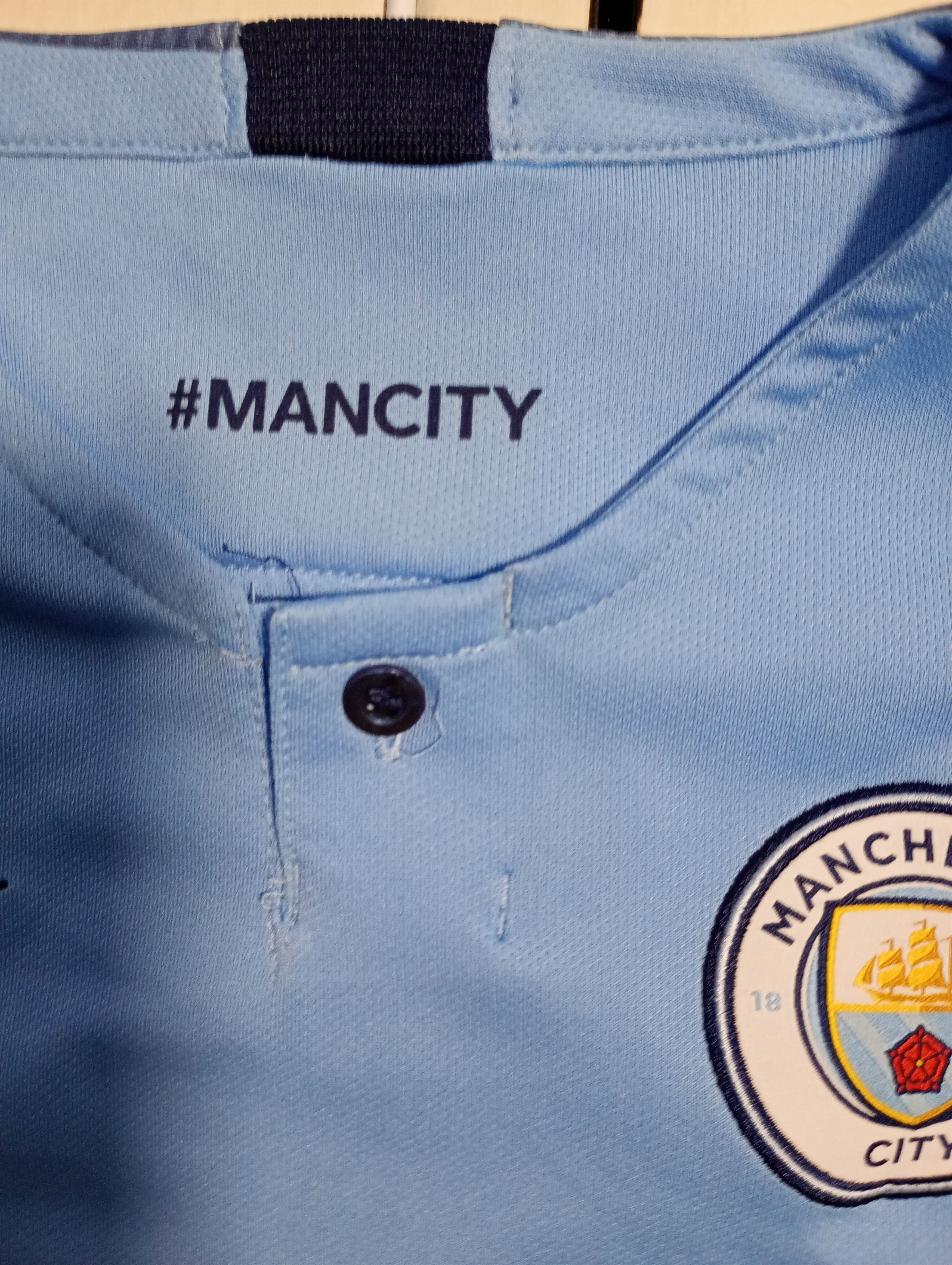 Nike Nike Man City Jersey 10 Kun Aguero 2018-2019 kids size M Size US XXS / EU 40 - 7 Thumbnail