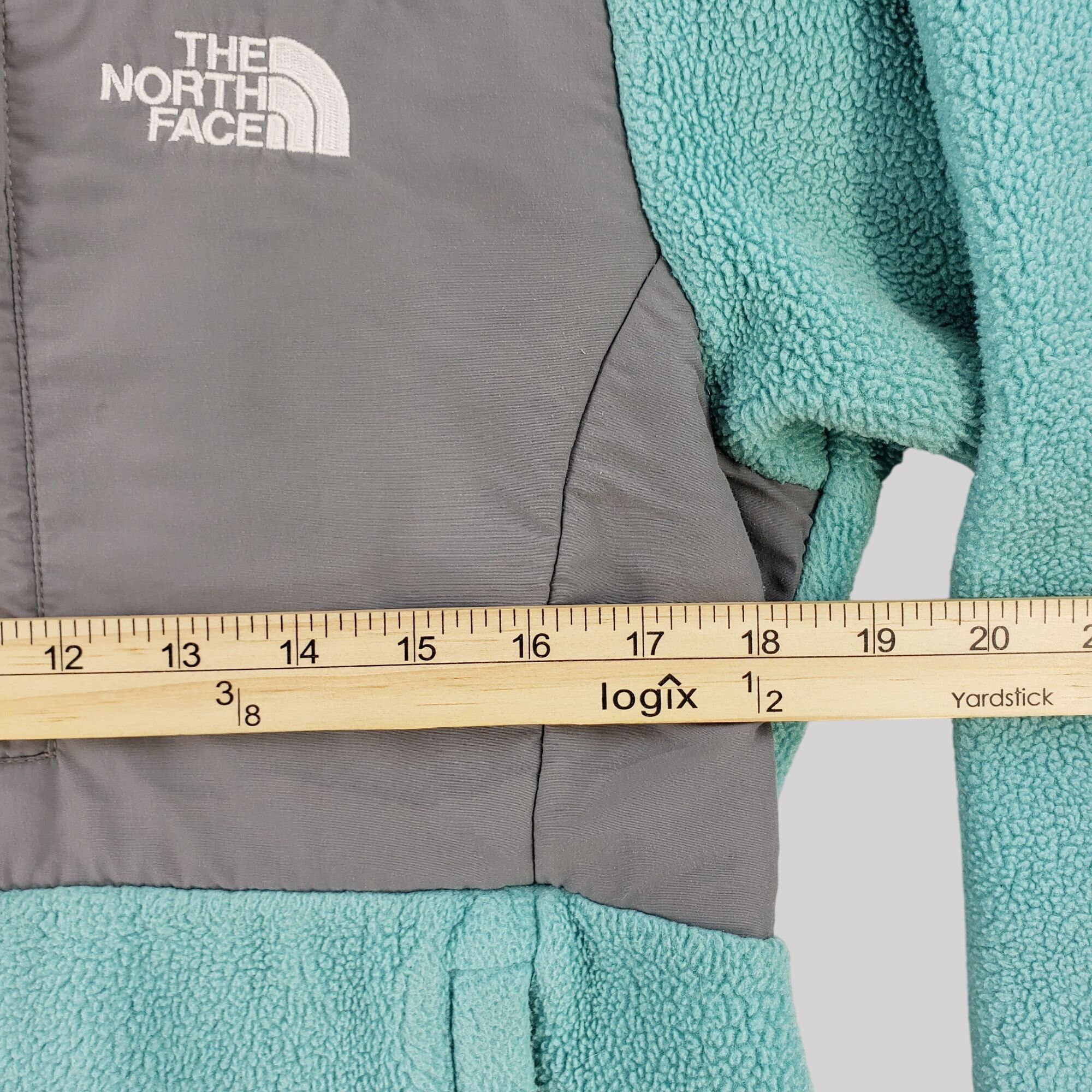 The North Face The North Face Womens Turquoise & Gray Full-Zip Fleece Jacke Size S / US 4 / IT 40 - 8 Thumbnail