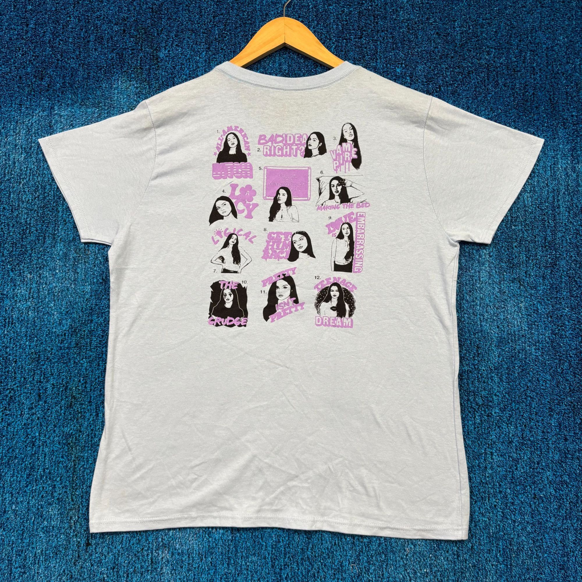Other Olivia Rodrigo Guts World Tour Setlist Sketch Pop Rock Tee L Size L / US 10 / IT 46 - 1 Thumbnail