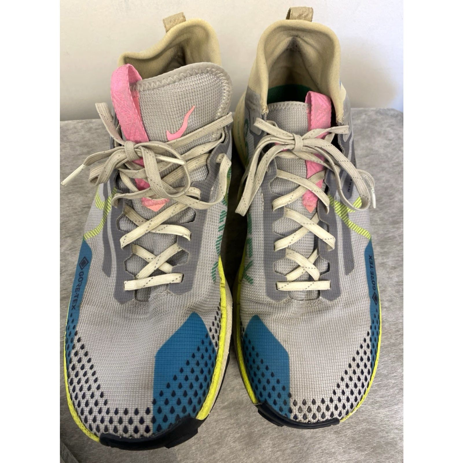 Nike Nike React Pegasus Trail 4 GTX GORE-TEX Men’s Size 9.5 Grey Volt DJ7926-002/0071 Nike React Pegasus Trail 4 GTX Sneakers Men 9.5 Grey Volt 2022 Size US 9 / EU 42 - 5 Thumbnail