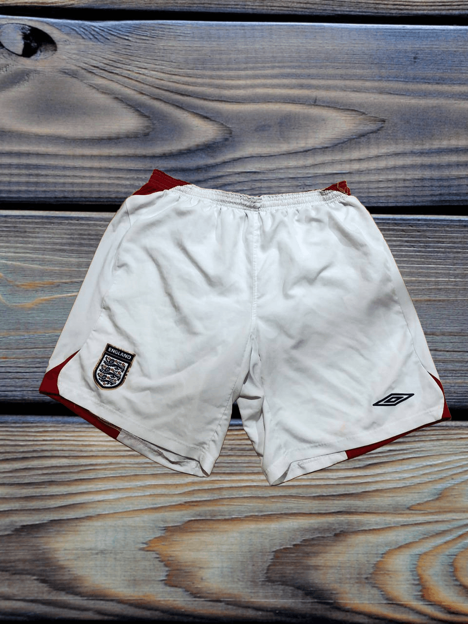 Umbro ENGLAND HOME FOOTBALL SOCCER SHORTS UMBRO Size US 38 / EU 54 - 1 Thumbnail