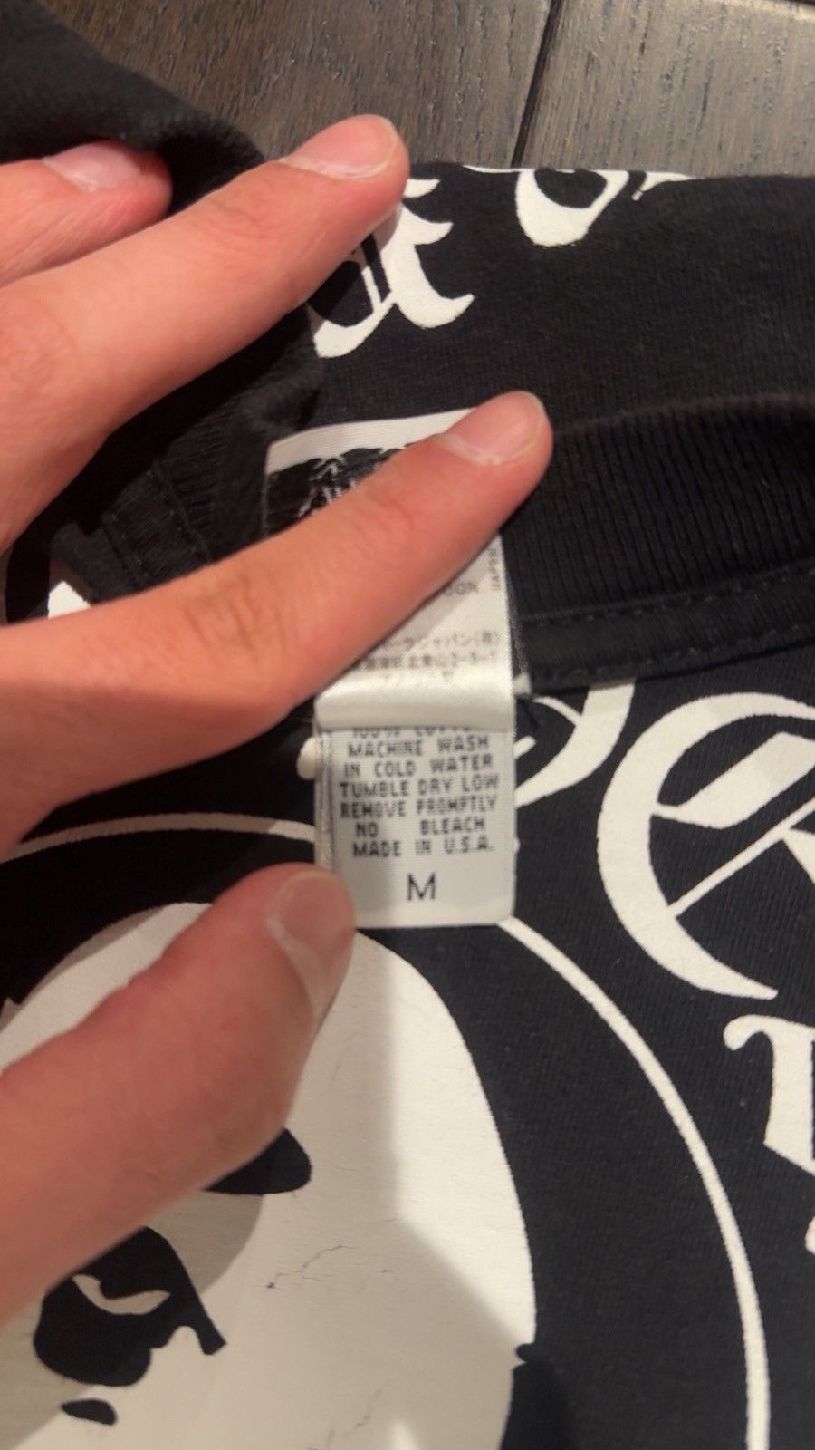 Chrome Hearts Chrome hearts bape tee shirt Size US M / EU 48-50 / 2 - 6 Thumbnail