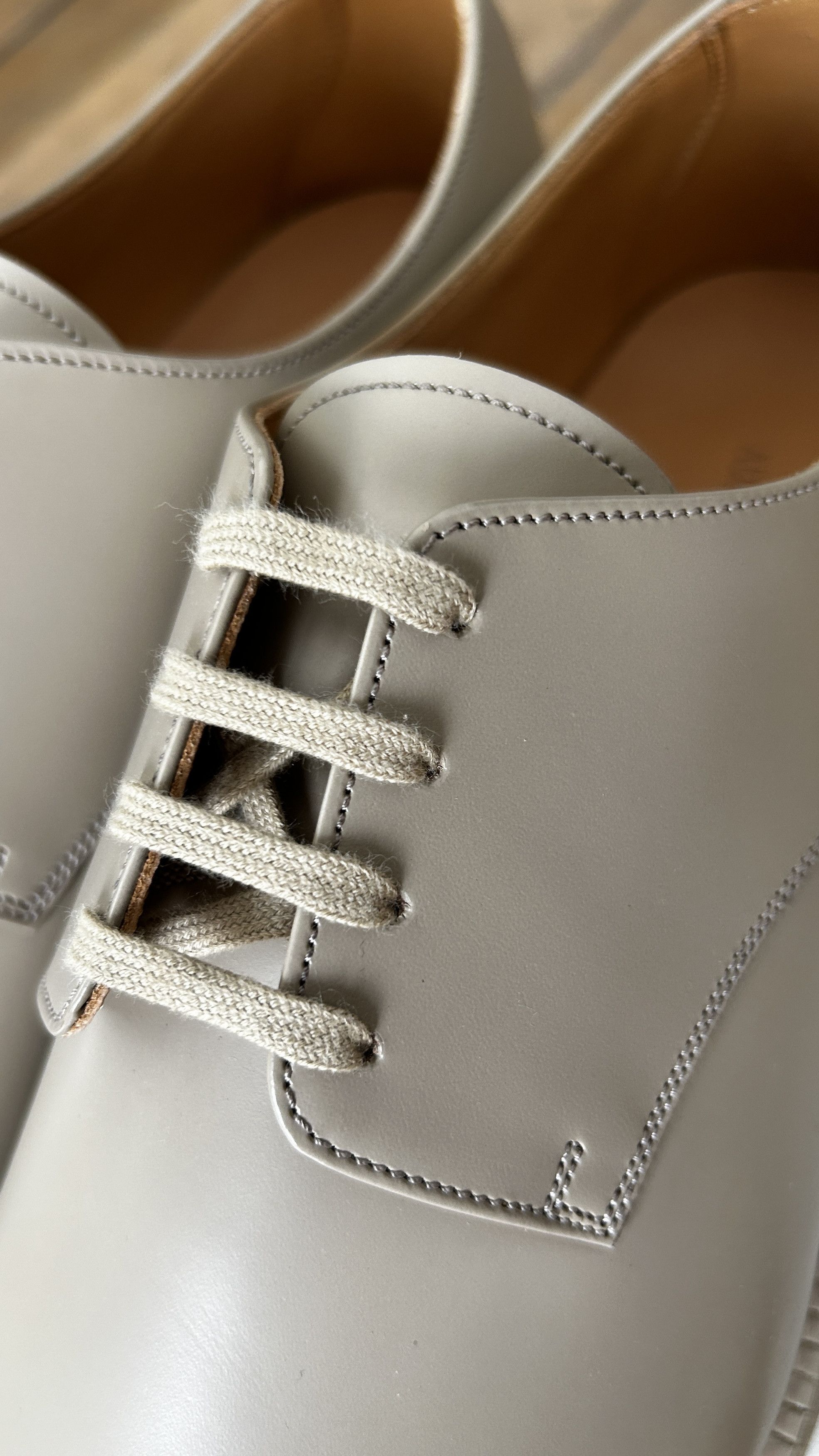 Auralee aa . 8 . BNWB . LEATHER SHOES . A20SS01FC Size US 8 / EU 41 - 4 Thumbnail