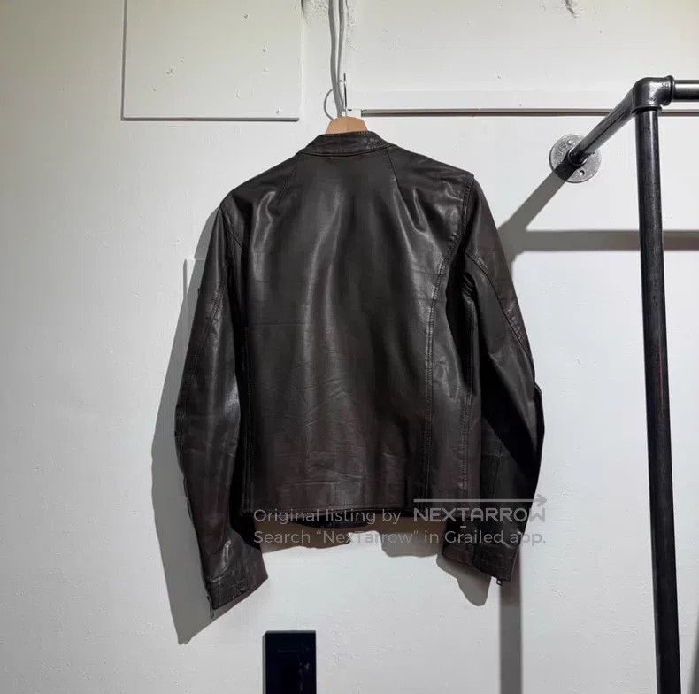 Maison Margiela Maison Margiela Diagonal zipper leather jacket Size US S / EU 44-46 / 1 - 9 Thumbnail