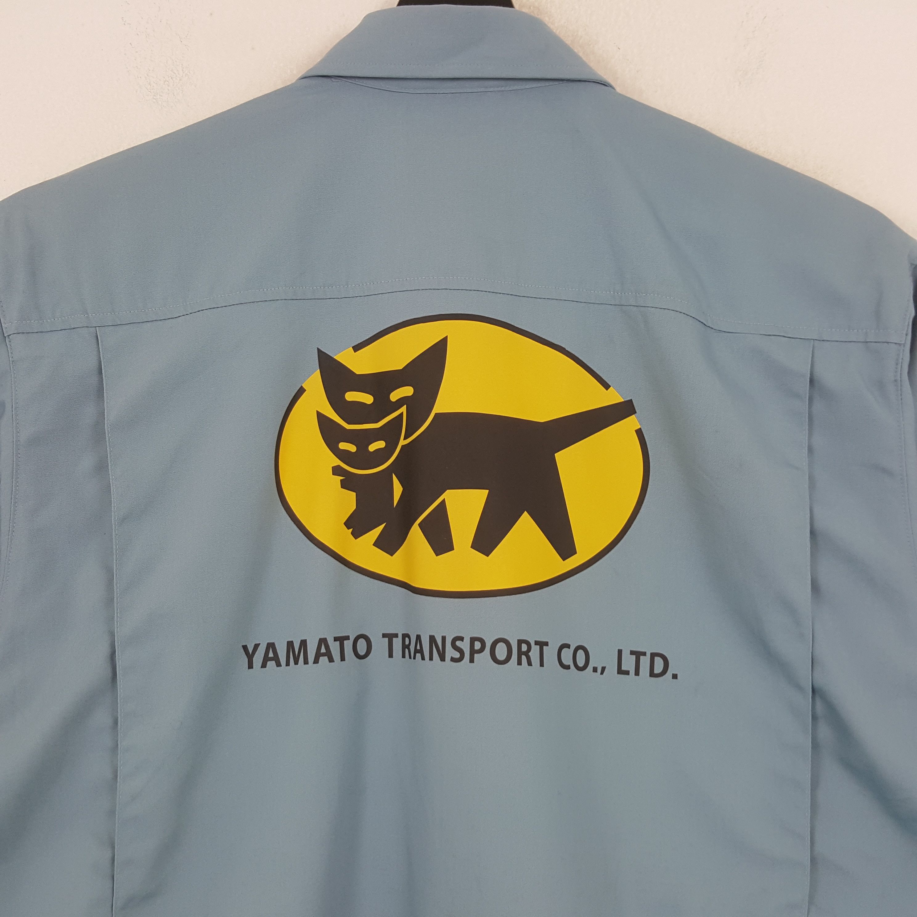Vintage YAMATO TRANSPORT Japanese Workwear Custom Art Jacket C291N28 Size US M / EU 48-50 / 2 - 2 Thumbnail