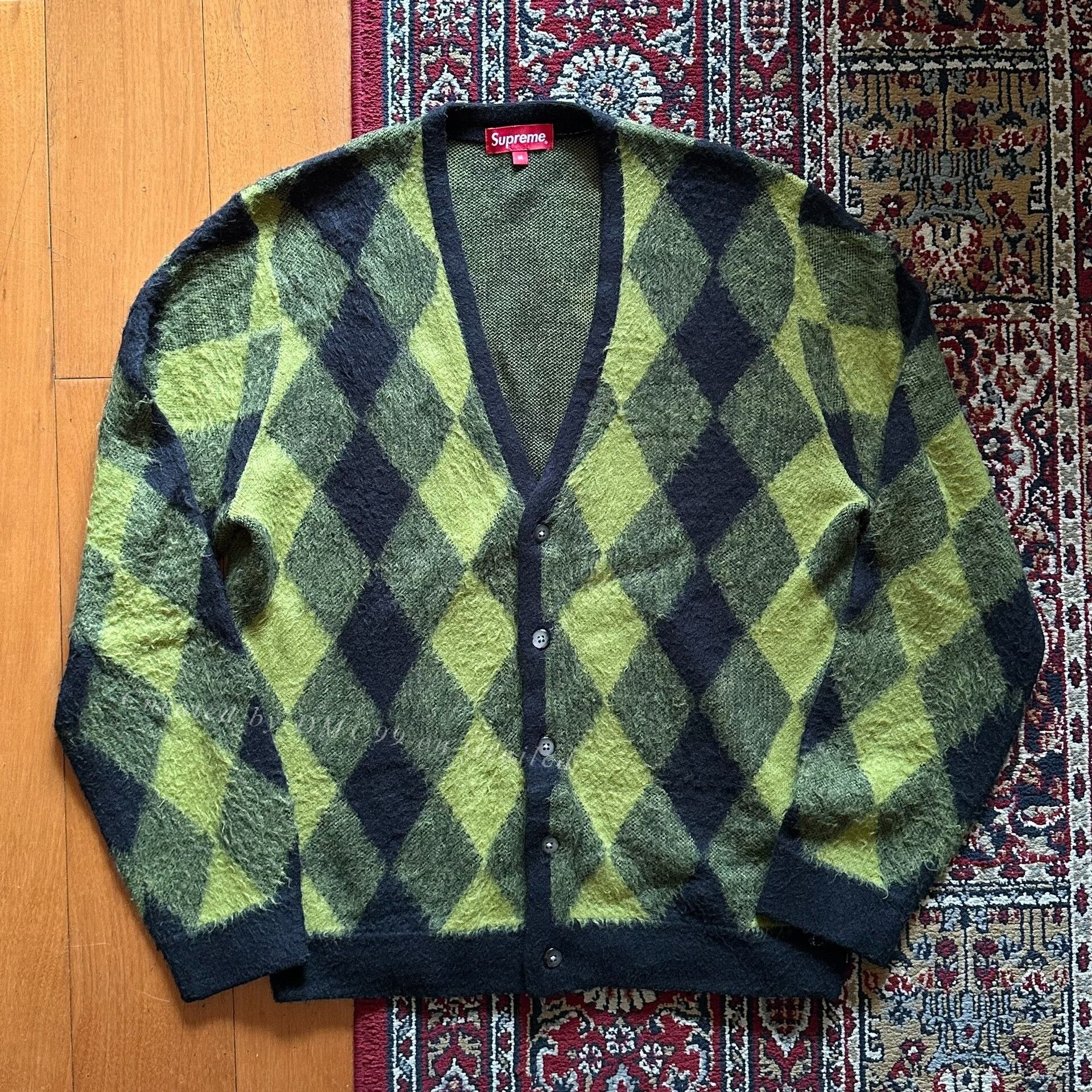 Supreme Supreme Beaded Appliqué Cardigan | Grailed