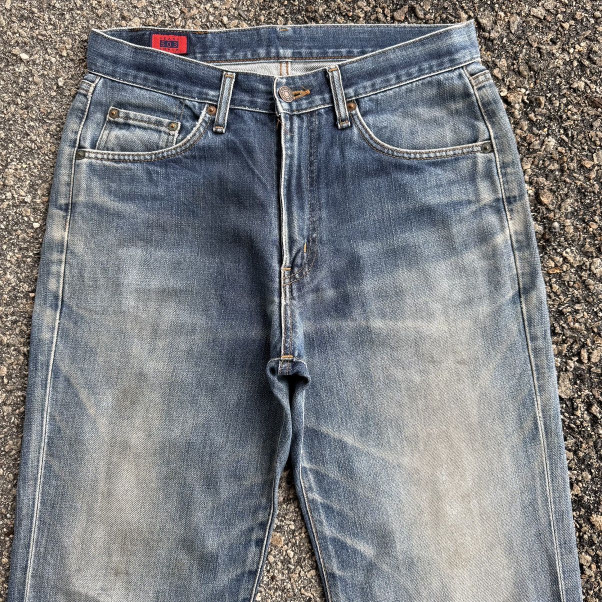 Edwin VINTAGE EDWIN FADED MUD WASH JEAN DENIM PANTS Size US 32 / EU 48 - 3 Thumbnail