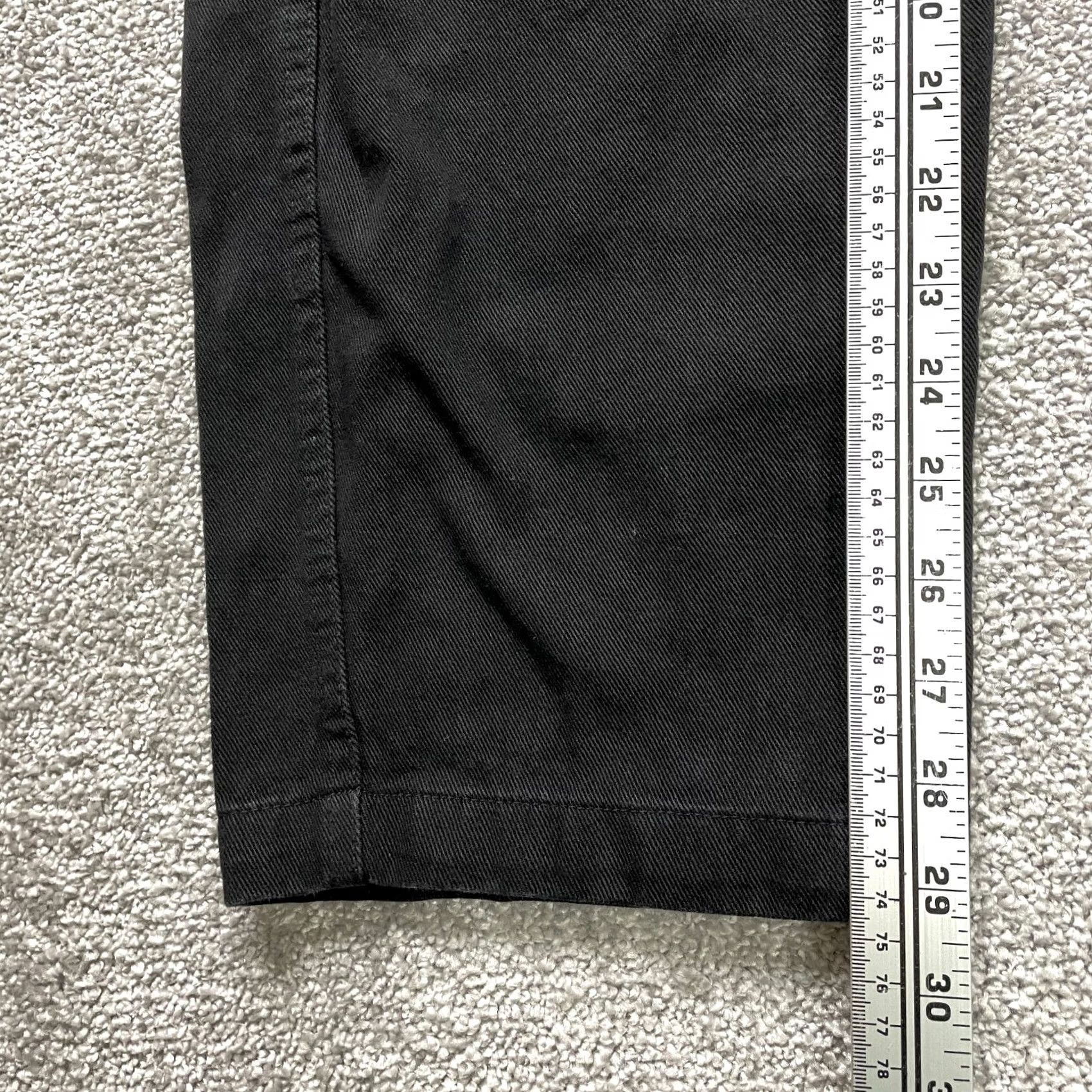 Vintage Woman Within Jeans Pants Womens Plus 16W Black Classic Fit Straight 30x29 16W Plus Size Denim Jeans Women Black Straight Size 30" / US 8 / IT 44 - 3 Thumbnail