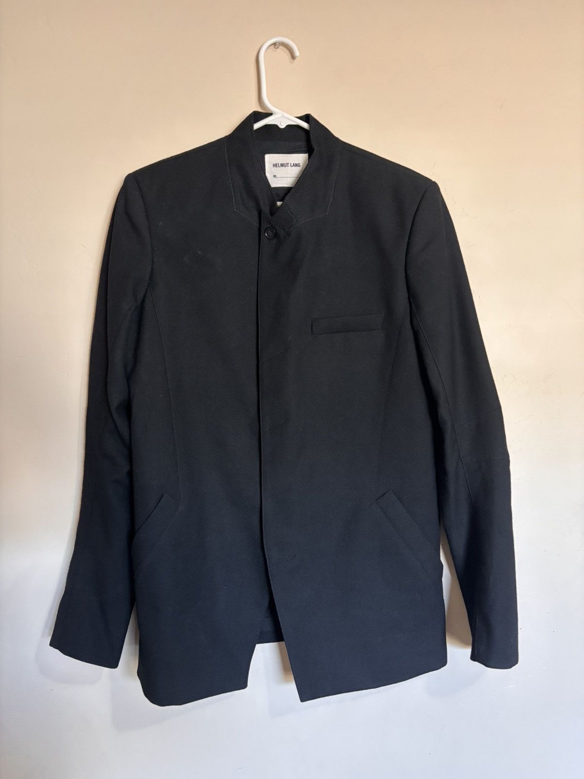 Helmut Lang (Sample) Fall 2014 Felted Flannel Blazer / overcoat Size US S / EU 44-46 / 1 - 1 Thumbnail