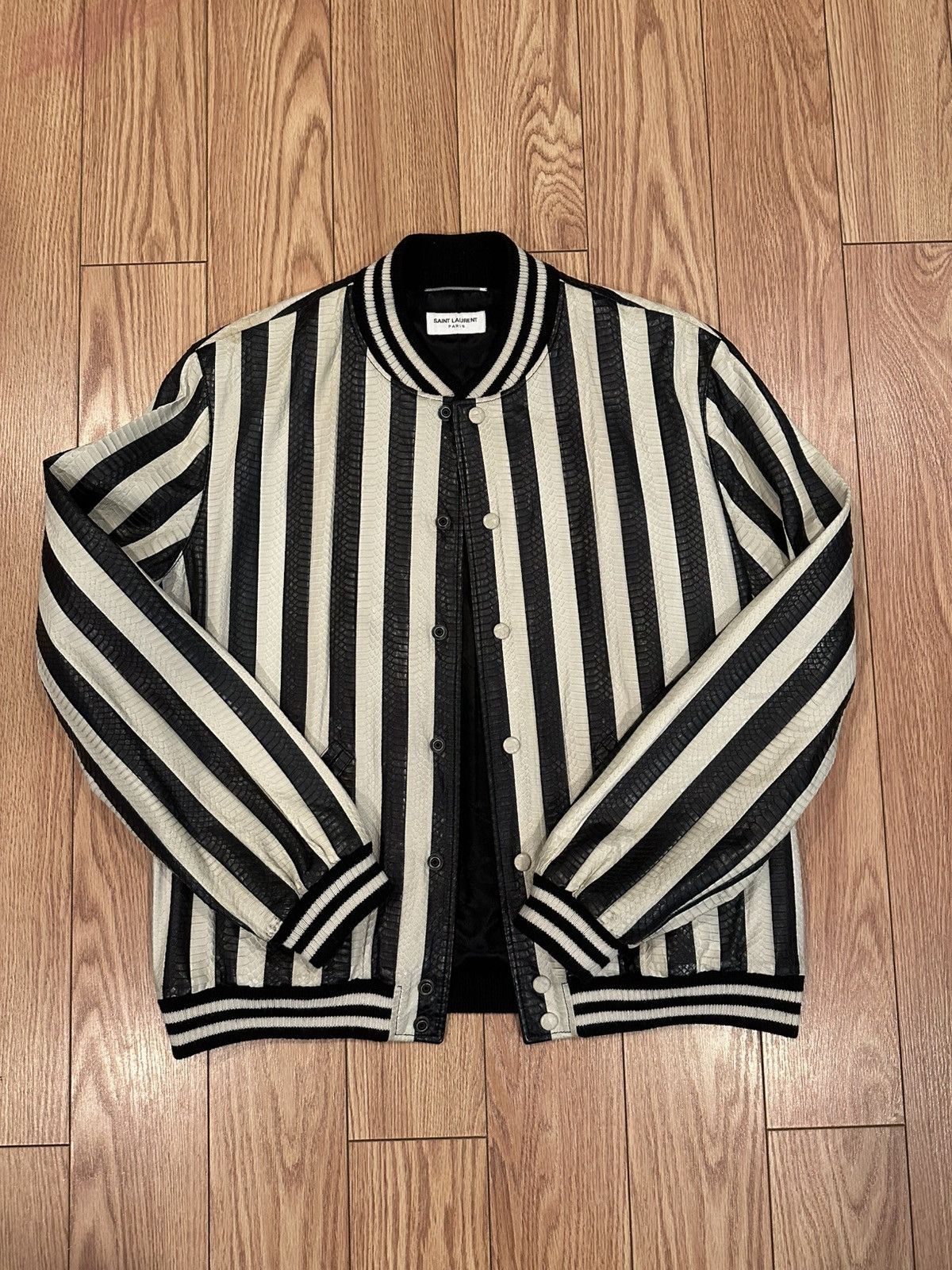 Yves Saint Laurent Saint Laurent 2018 python leather teddy Size US L / EU 52-54 / 3 - 7 Thumbnail