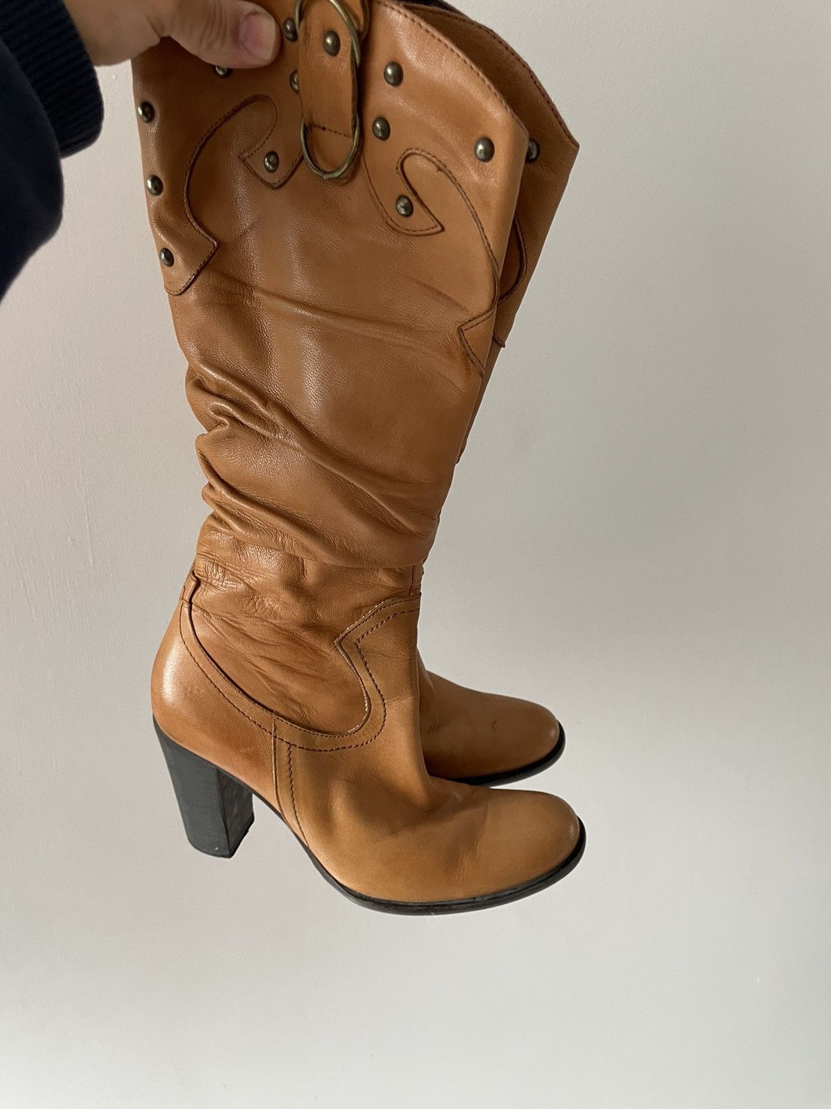 Vintage Vintage leather boots Size US 5.5 / IT 35.5 - 16 Thumbnail