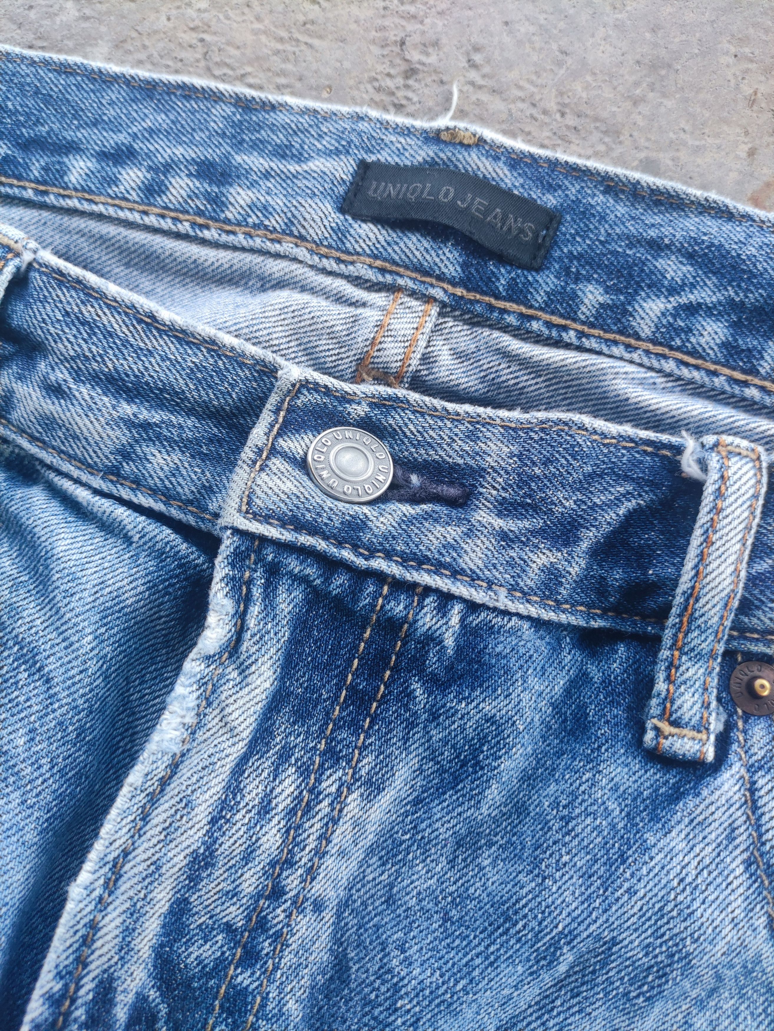 Japanese Brand Vintage Japanese Brand Faded Distressed Denim Pants Size US 36 / EU 52 - 5 Thumbnail