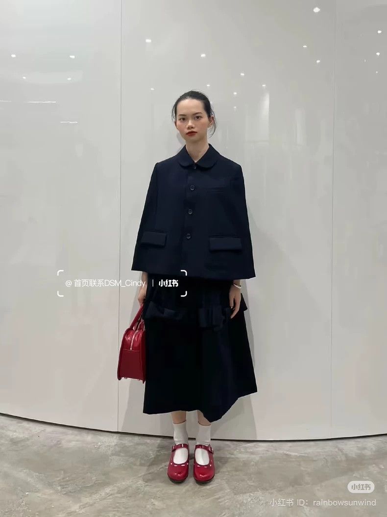 Comme des Garcons Comme Des Garcons Cape Blazer Round Neck Size XS / US 0-2 / IT 36-38 - 7 Thumbnail