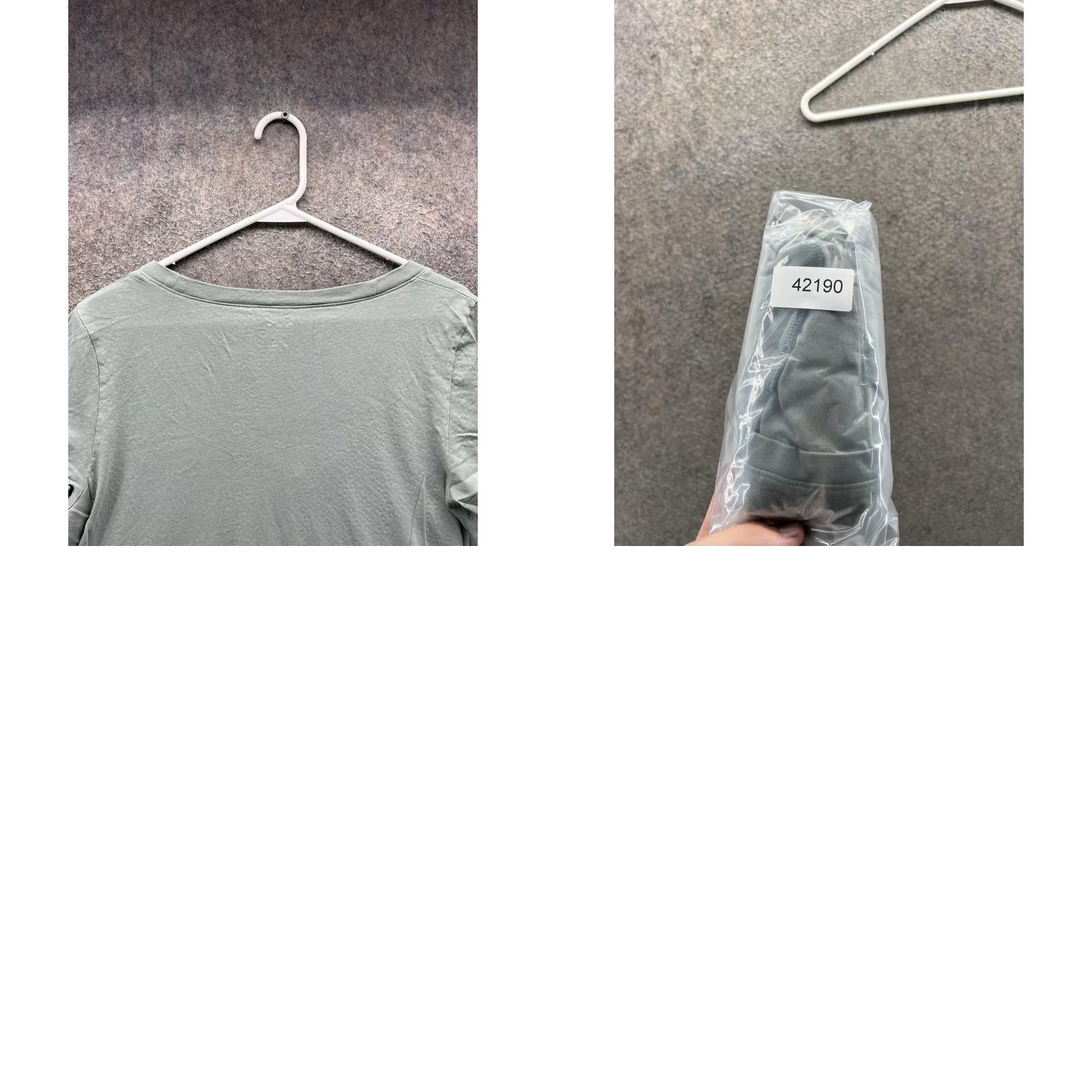 Madewell Madewell Shirt Womens Small Green Softfade Cotton V Neck Short Sleeve Jersey Top Size S / US 4 / IT 40 - 8 Thumbnail