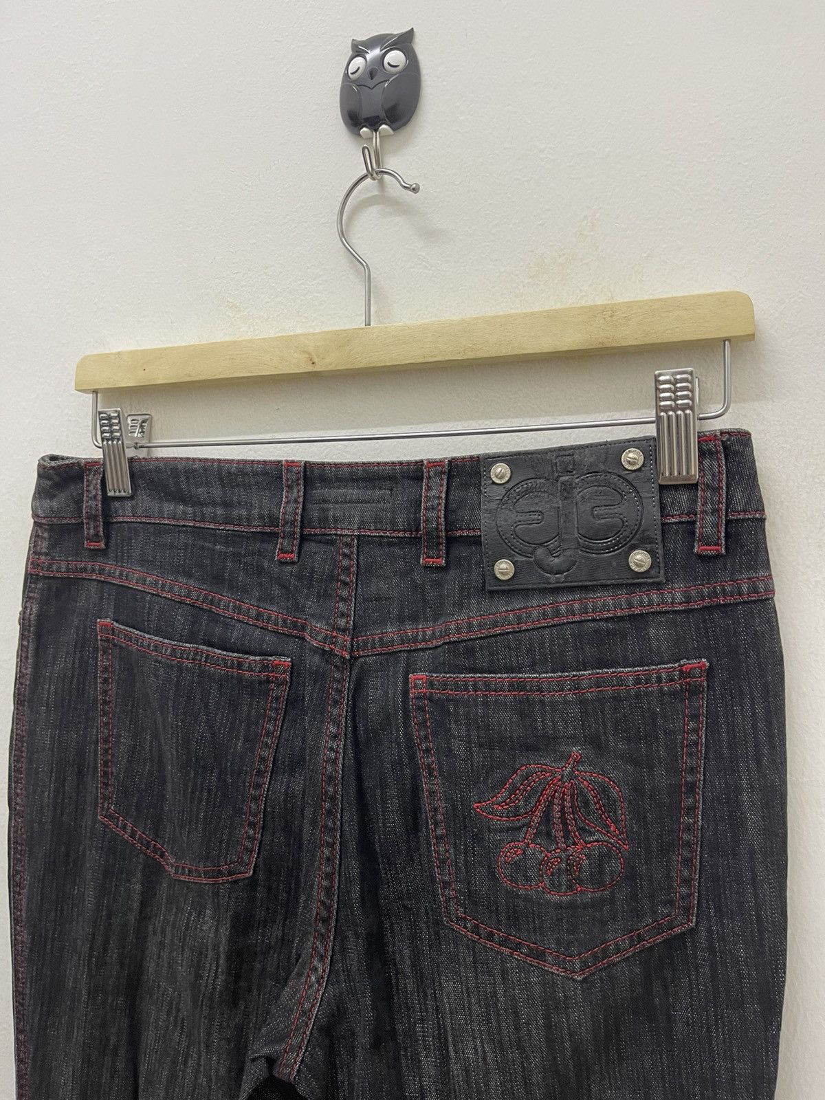 Escada Rare Vintage ESCADA Jeans Cherry Embroidered Flare Bootcut Size US 28 / EU 44 - 15 Thumbnail
