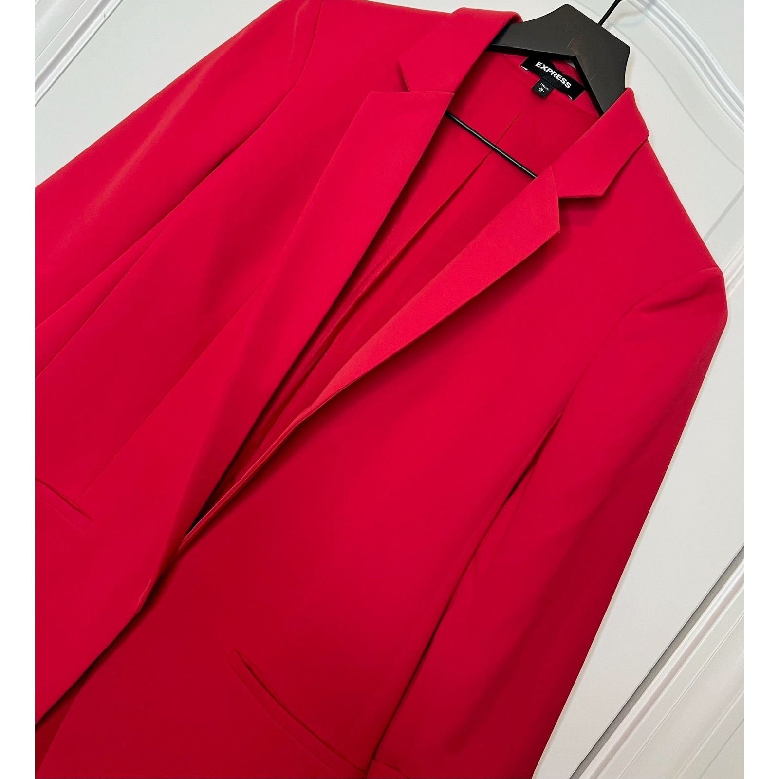 Express Express Red Blazer, Size Medium Size M / US 6-8 / IT 42-44 - 3 Thumbnail