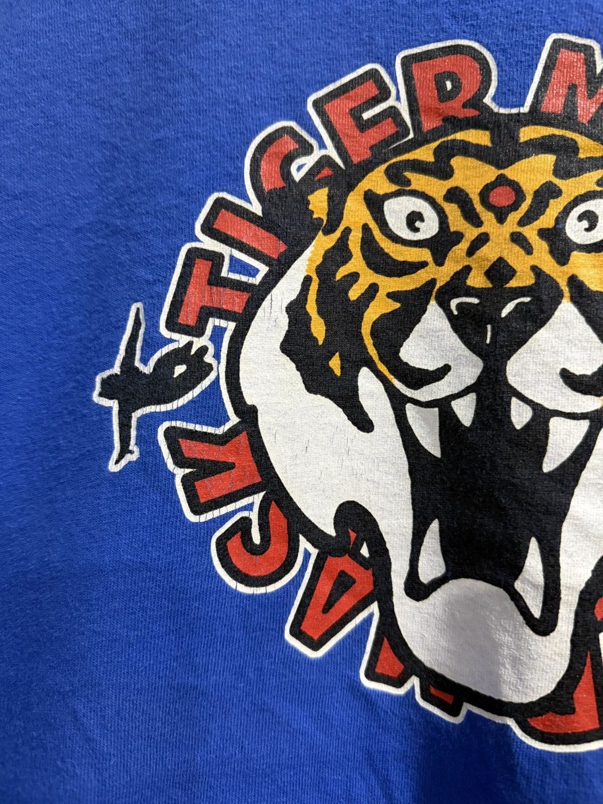 Anime × Vintage Vintage Tiger Mask Anime Manga Japanese Faded Tee Size US L / EU 52-54 / 3 - 5 Thumbnail