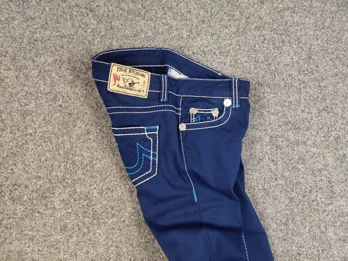 True Religion True Religion Geno Denim Slim Jeans Made in USA Y2K Style Size 28" / US 6 / IT 42 - 10 Thumbnail