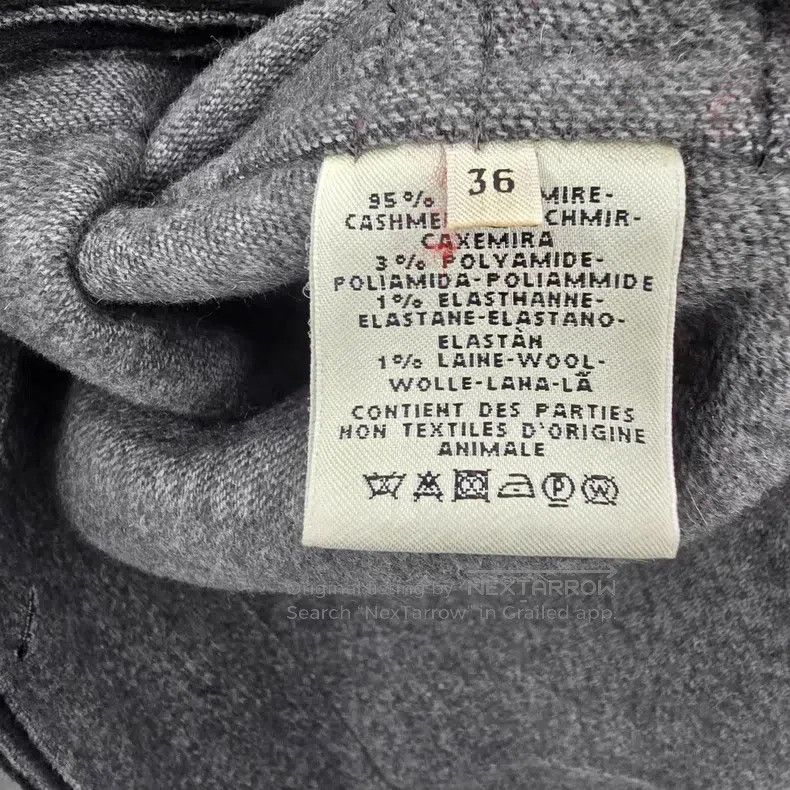 Hermes Hermes Black and Gray Tie-Dyed Cashmere Hooded Coat Size XS / US 0-2 / IT 36-38 - 4 Thumbnail