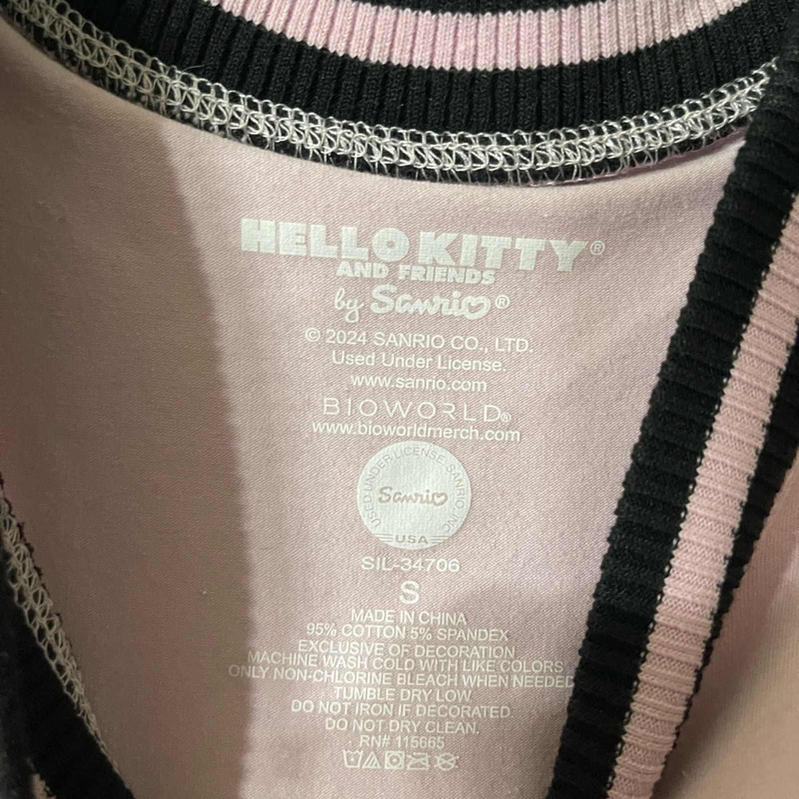 SAYHELLO Hello Kitty Women's "Tokyo Speed" Tank Top - Size Small, NWT Size S / US 4 / IT 40 - 3 Thumbnail