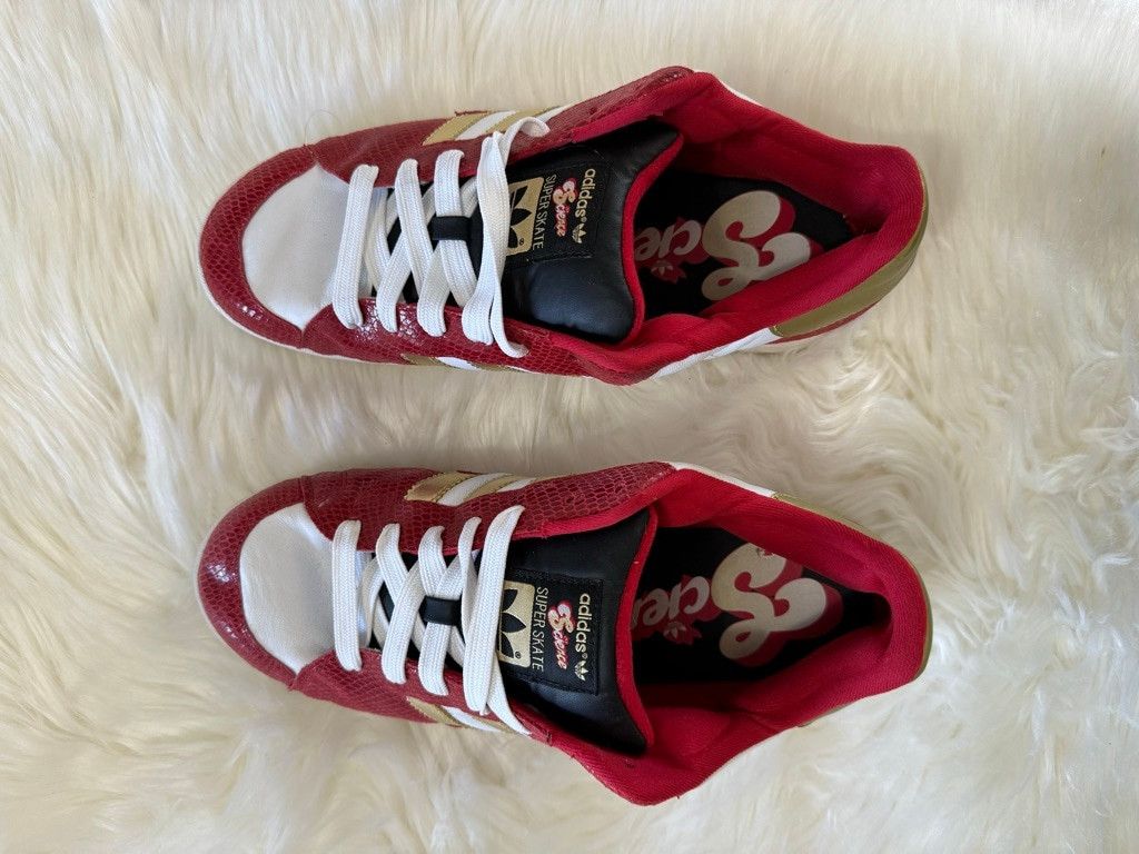 Adidas Adidas Super Skate | Red Gold Science Sneakers | Size 11.5 Size US 11.5 / EU 44-45 - 7 Thumbnail