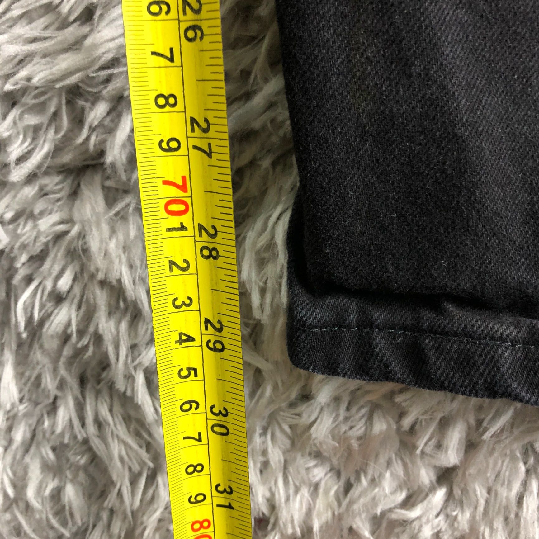 Wrangler Wrangler Mens Size 36x32 Jeans Dark Wash Black Denim Straight Leg Mid Rise Premium Wool? (No) Size US 36 / EU 52 - 3 Thumbnail