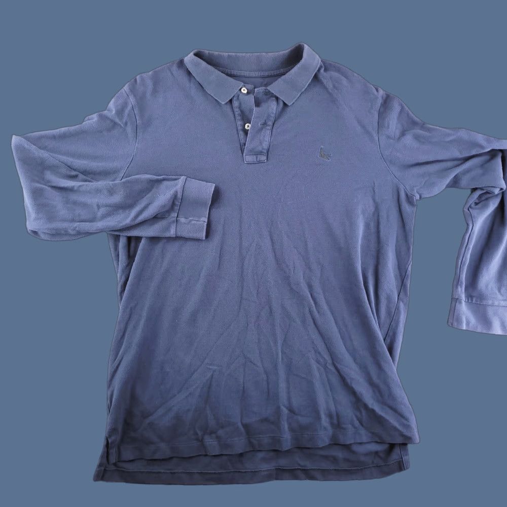 Eddie Bauer VINTAGE Eddie Bauer Polo Shirt mens XL Blue Long Sleeve Distressed Collared Size US XL / EU 56 / 4 - 1 Thumbnail
