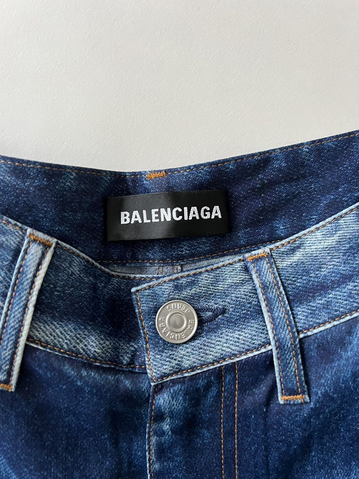 Balenciaga Balenciaga Baggy Trompe L'oeil Jeans Size US 32 / EU 48 - 6 Thumbnail