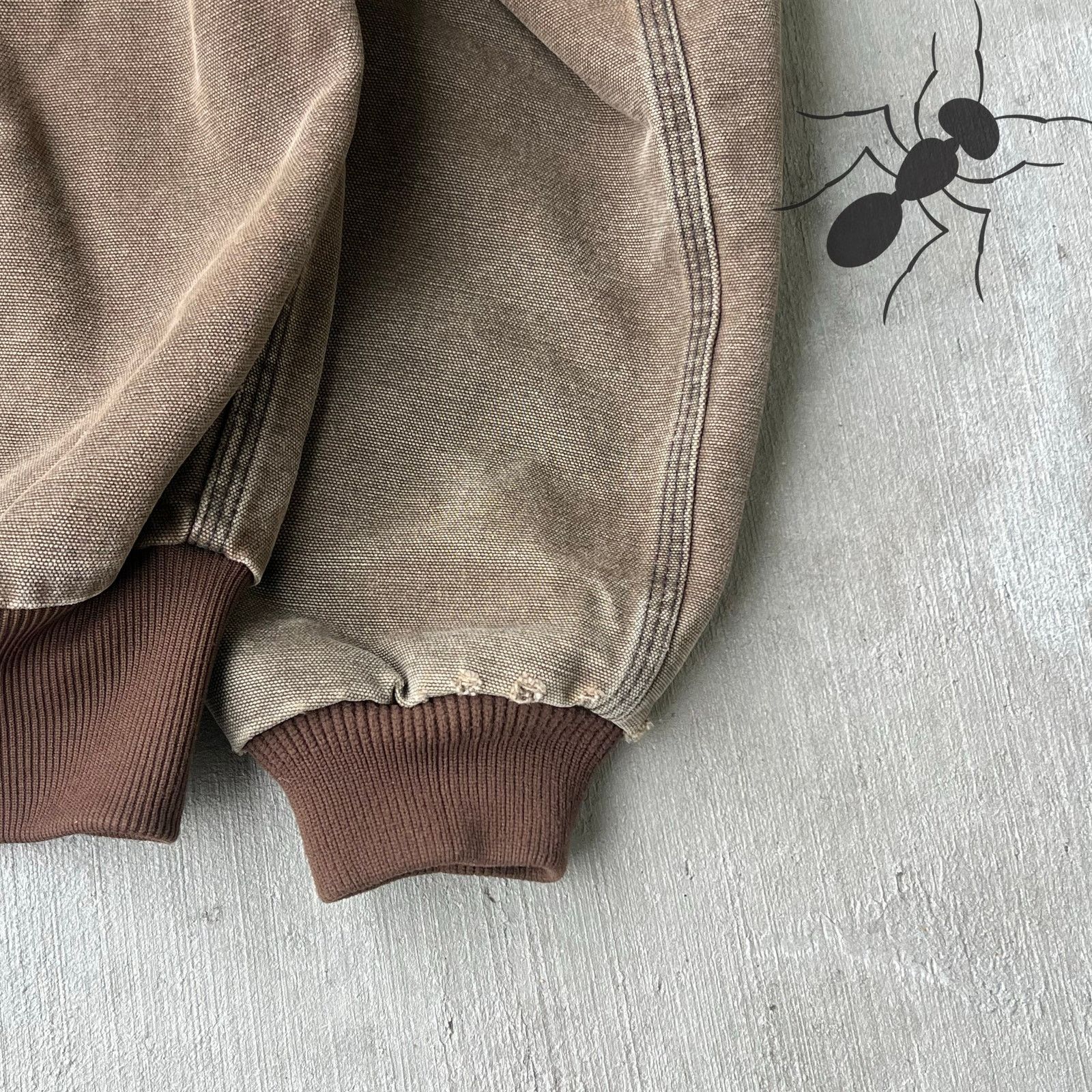 Carhartt × Vintage Carhartt CHT brown hooded work wear jacket Size US XL / EU 56 / 4 - 12 Thumbnail