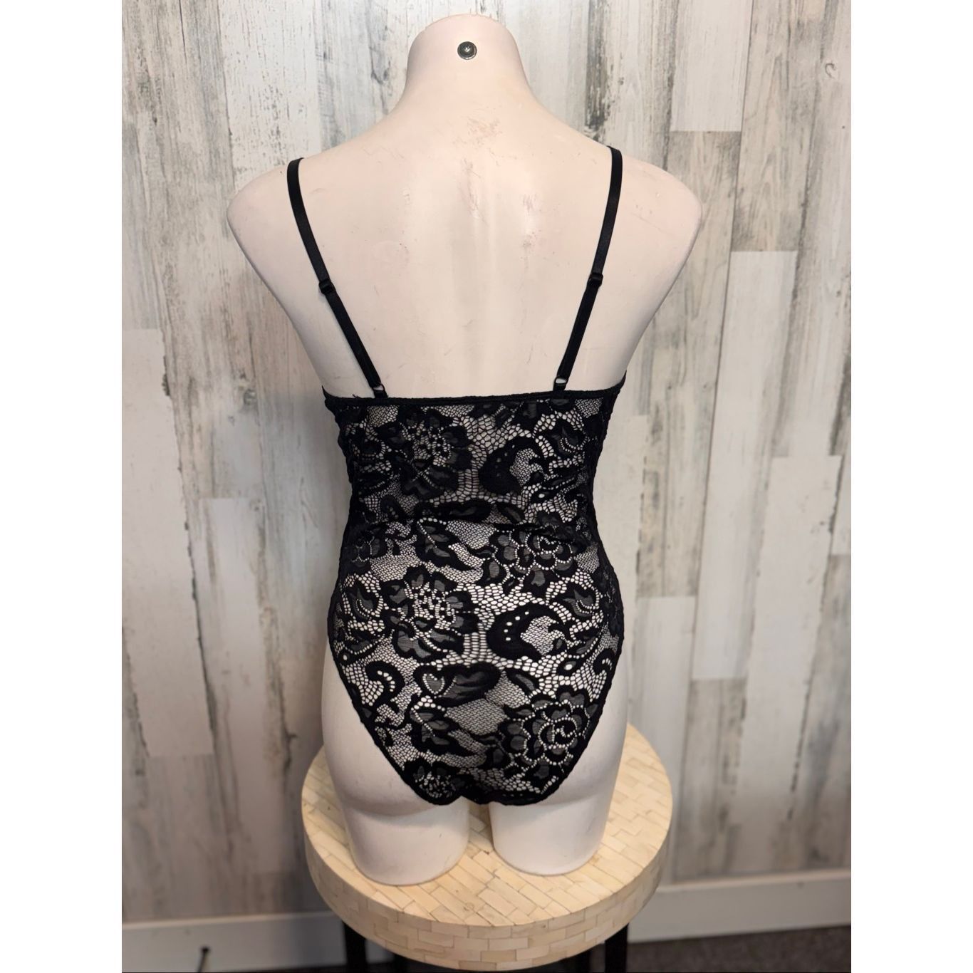 Other Black Lace Bodysuit | Sexy Floral Lingerie One-Piece – Size Medium Size M / US 6-8 / IT 42-44 - 4 Thumbnail