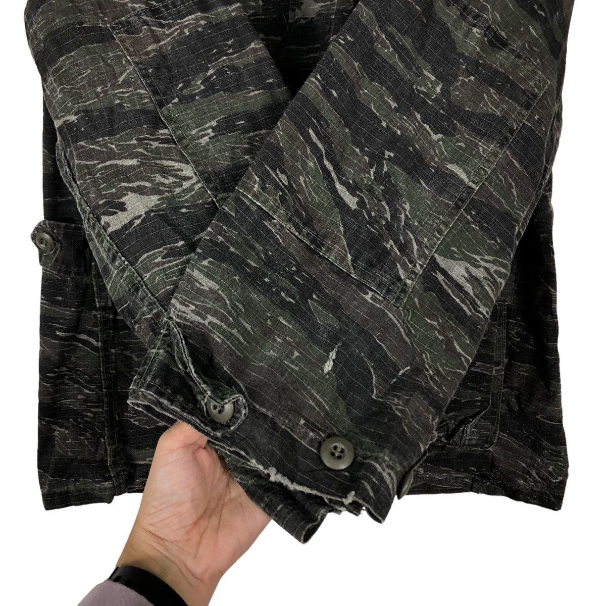 Japanese Brand 🔥90’s Vintage Cargo Inspector Jacket Military Tiger Striped Size US M / EU 48-50 / 2 - 14 Thumbnail