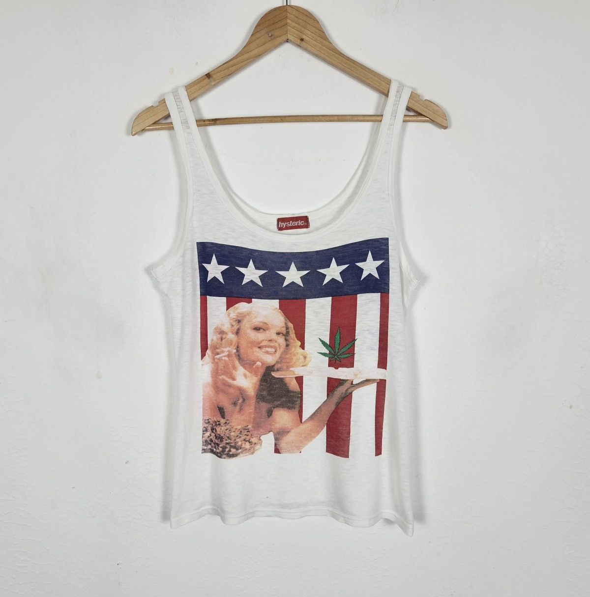 Hysteric Glamour Hysteric Glamour Cannabis Vote Hysteric tank top shirt Size S / US 4 / IT 40 - 3 Thumbnail