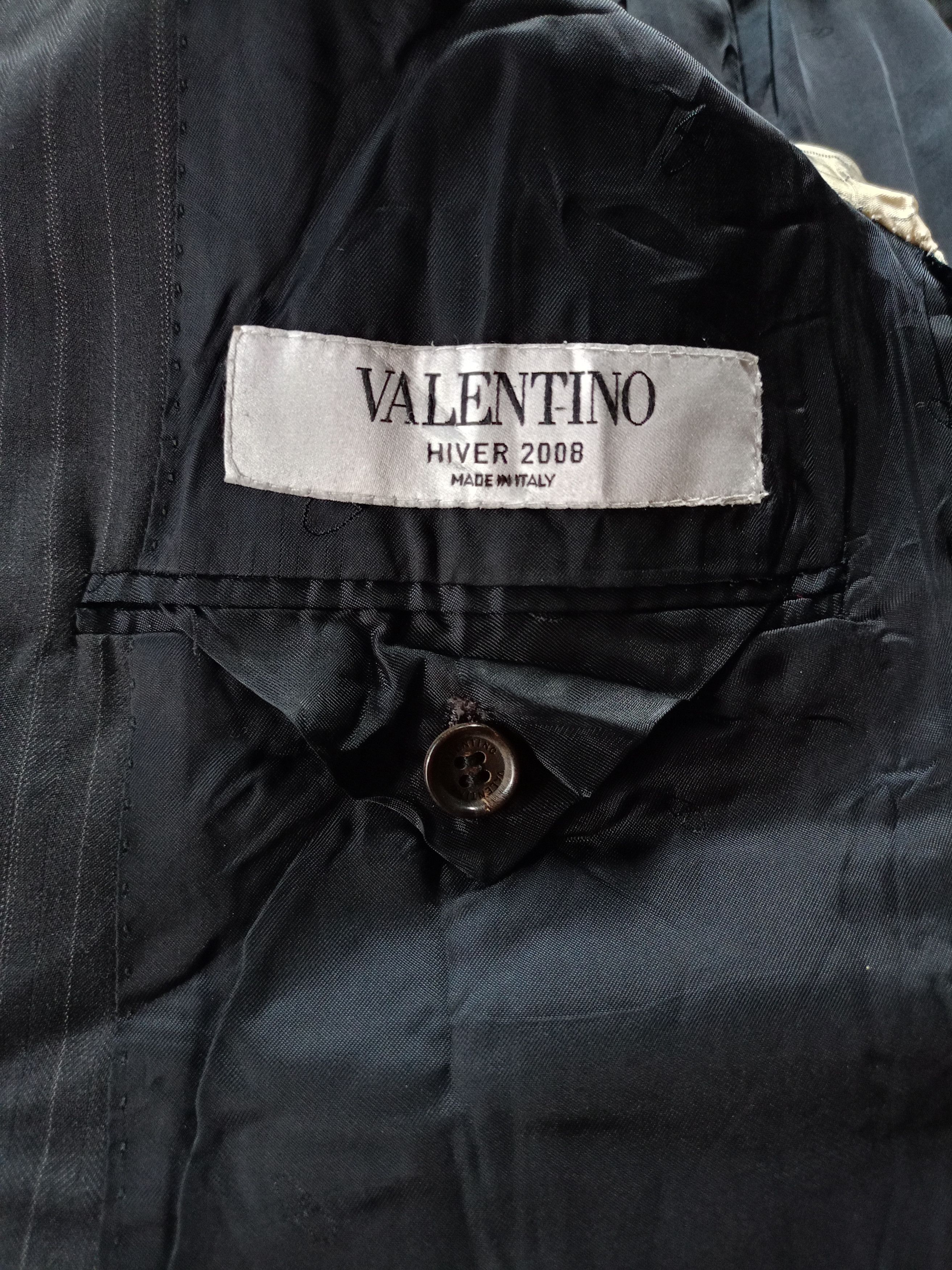 Valentino HIVER 2008 Valentino Striped Suits Jacket Size 40S - 7 Thumbnail