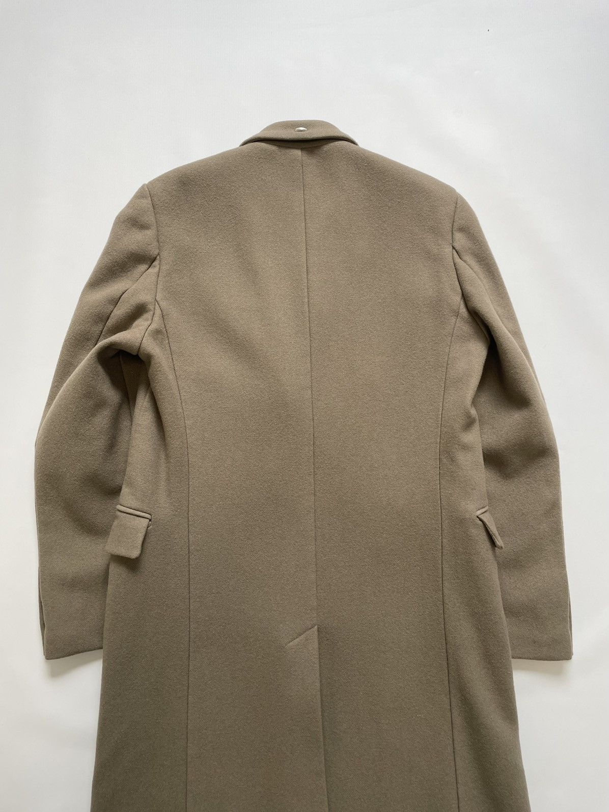 Our Legacy Peafowl Tan ‘Manta’ Wool Overcoat Size S / US 4 / IT 40 - 14 Thumbnail