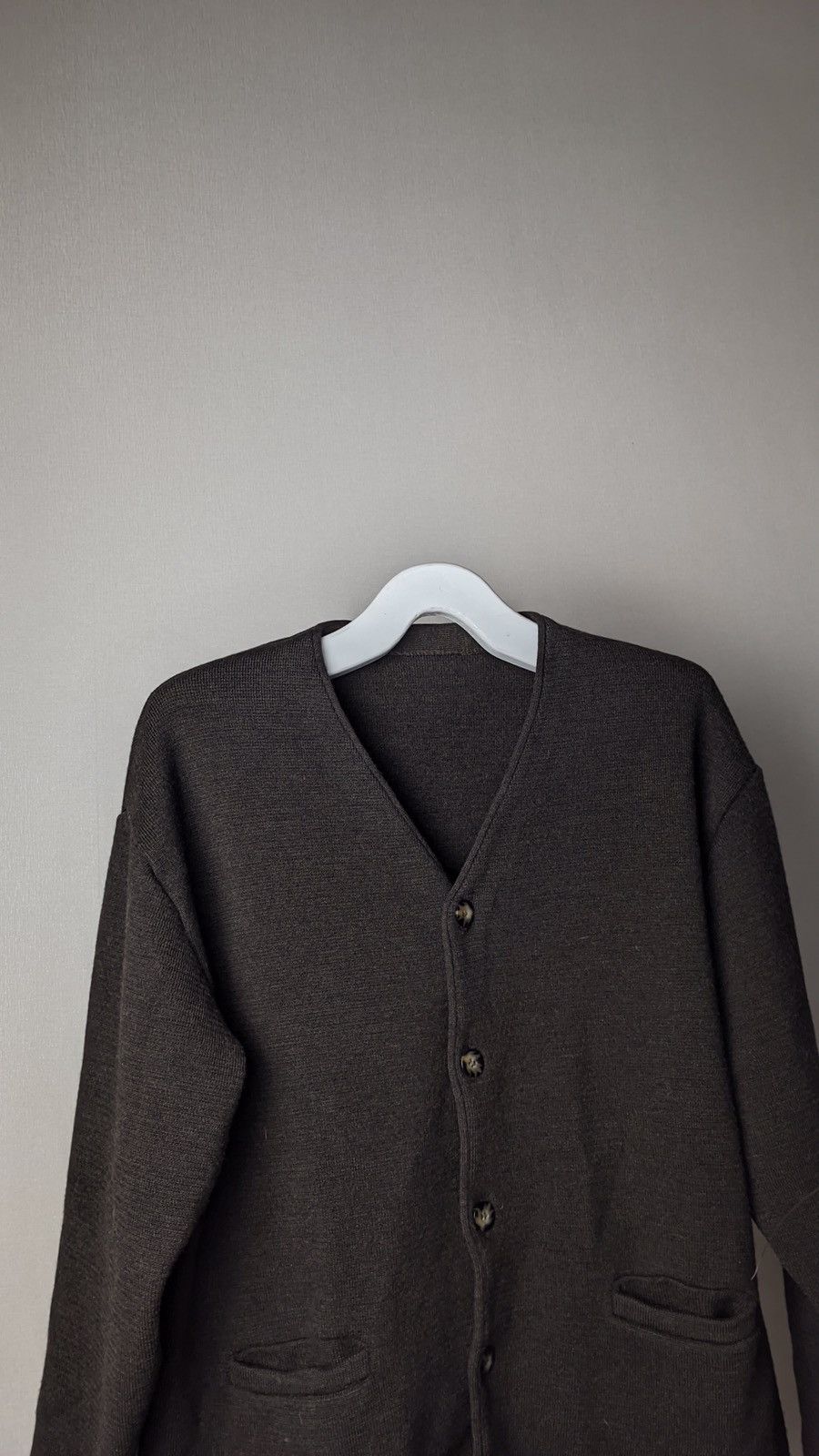 Japanese Brand Connemara vintage 100% merino wool cardigan Japanese style Size US L / EU 52-54 / 3 - 2 Thumbnail