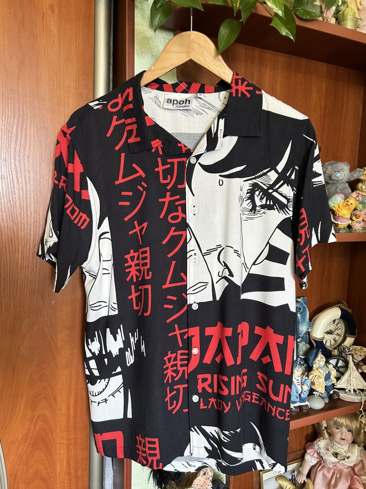 Anime Japan Rising Sun Lady Vengeance Anime Apoh London shirt Art Size US M / EU 48-50 / 2 - 2 Thumbnail