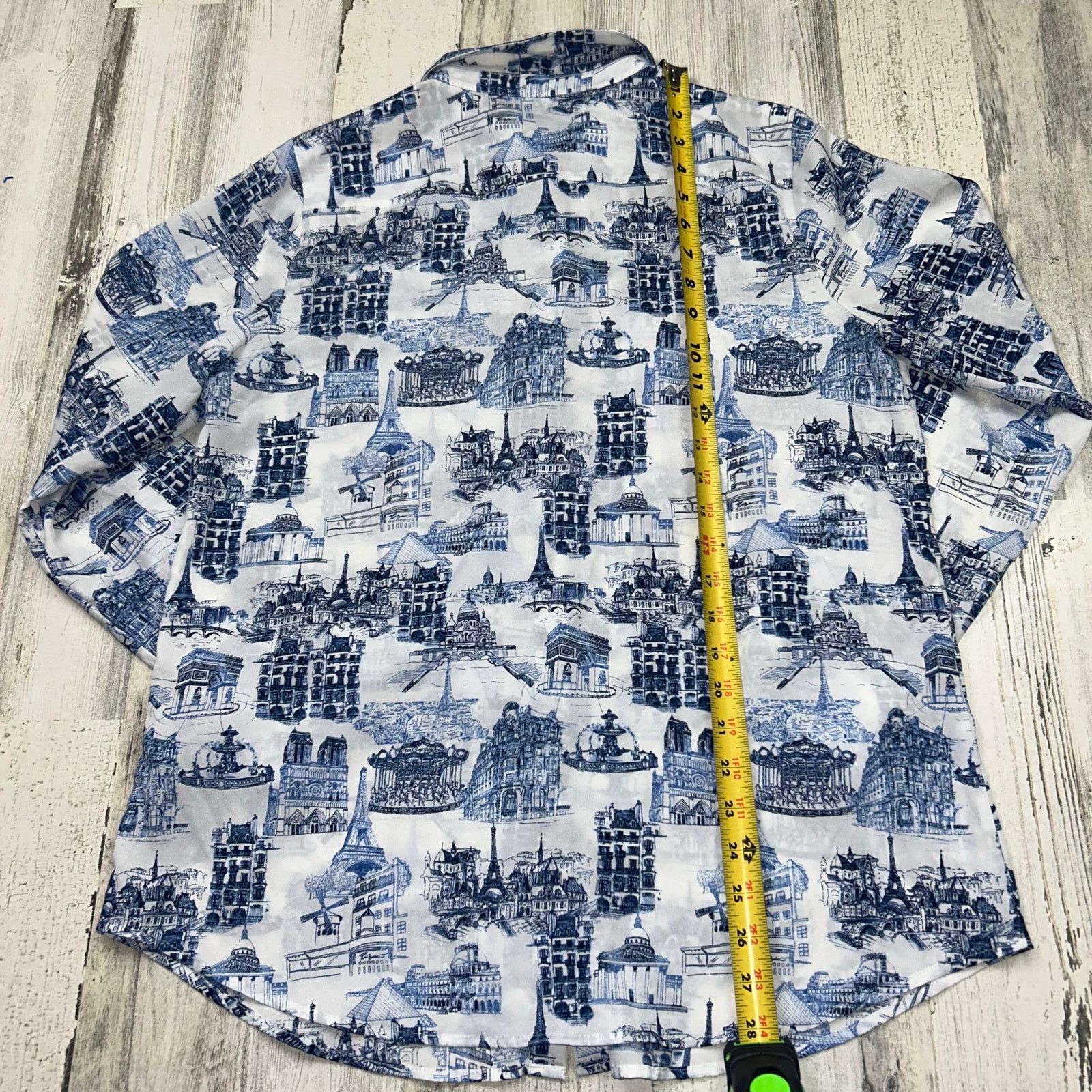 Karl Lagerfeld Karl Lagerfeld Paris Scenes Button Up Shirt Women's Large Size L / US 10 / IT 46 - 7 Thumbnail