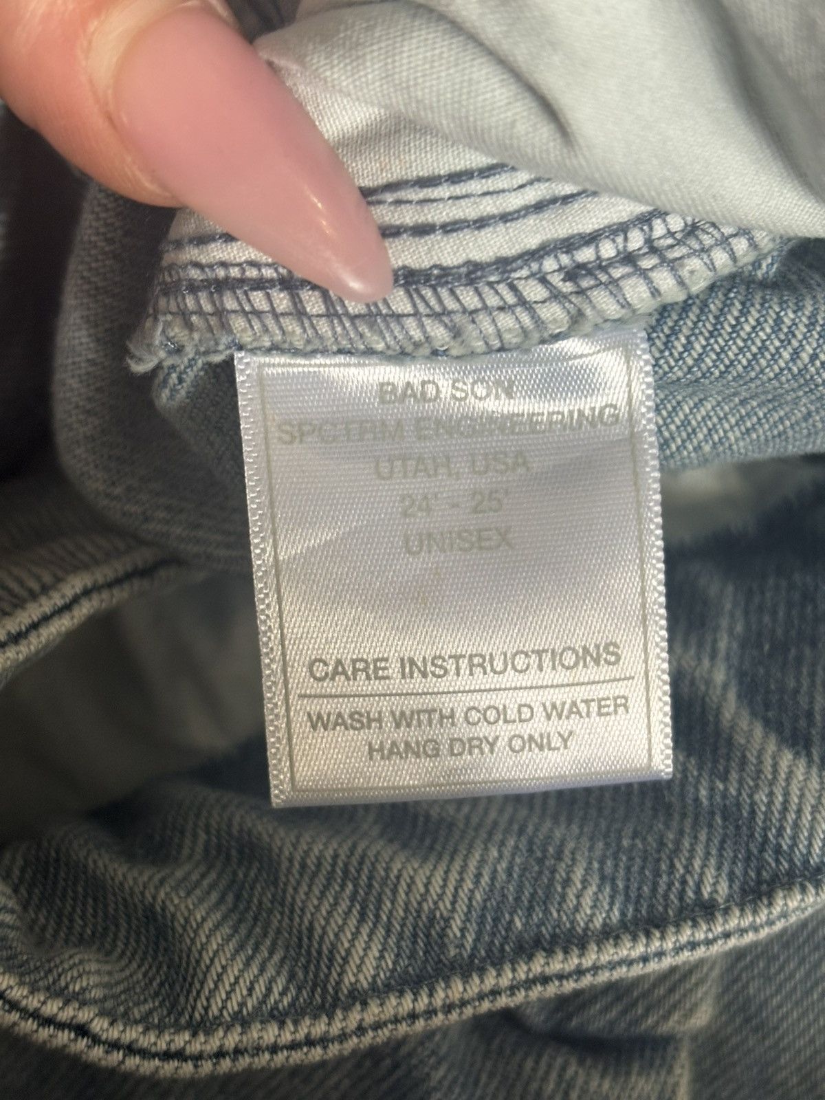 Bad Son BAD SON NEW DENIM FROST PANTS SIZE M Size US 34 / EU 50 - 8 Thumbnail