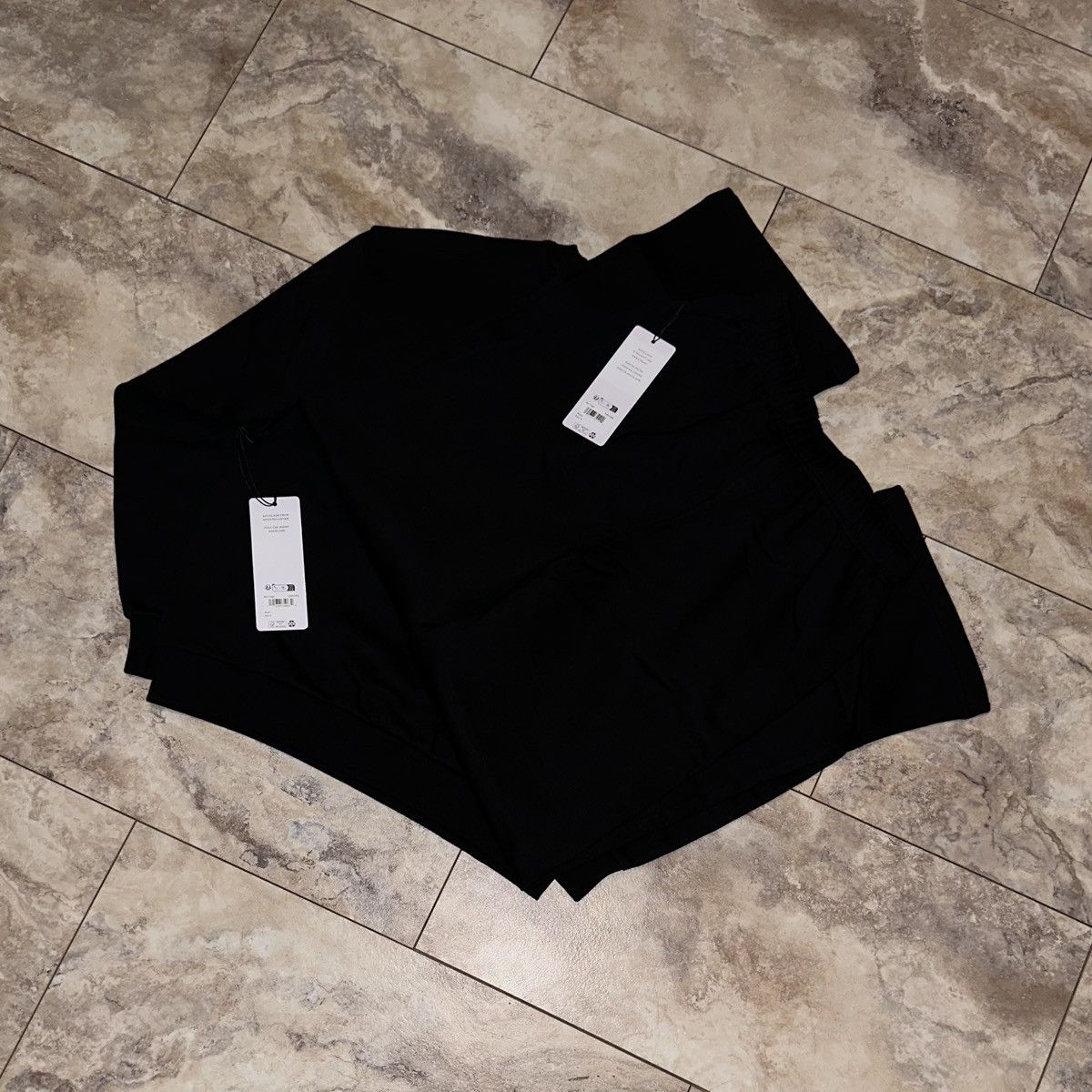 Alo Alo Yoga Accolade Crewneck & Sweatpants Set Black Small Size S / US 4 / IT 40 - 2 Thumbnail